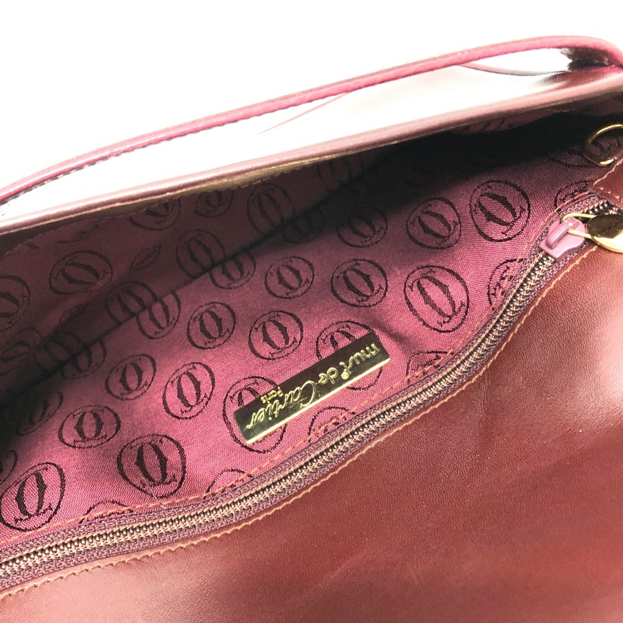 Cartier Other Leather Clutch Bag (Pre-Owned)