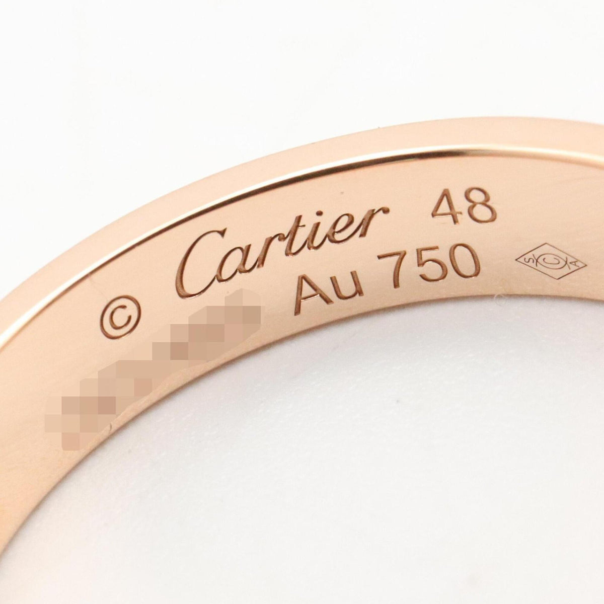 Cartier Gold Pink Gold (18K) Band Ring (Pre-Owned)
