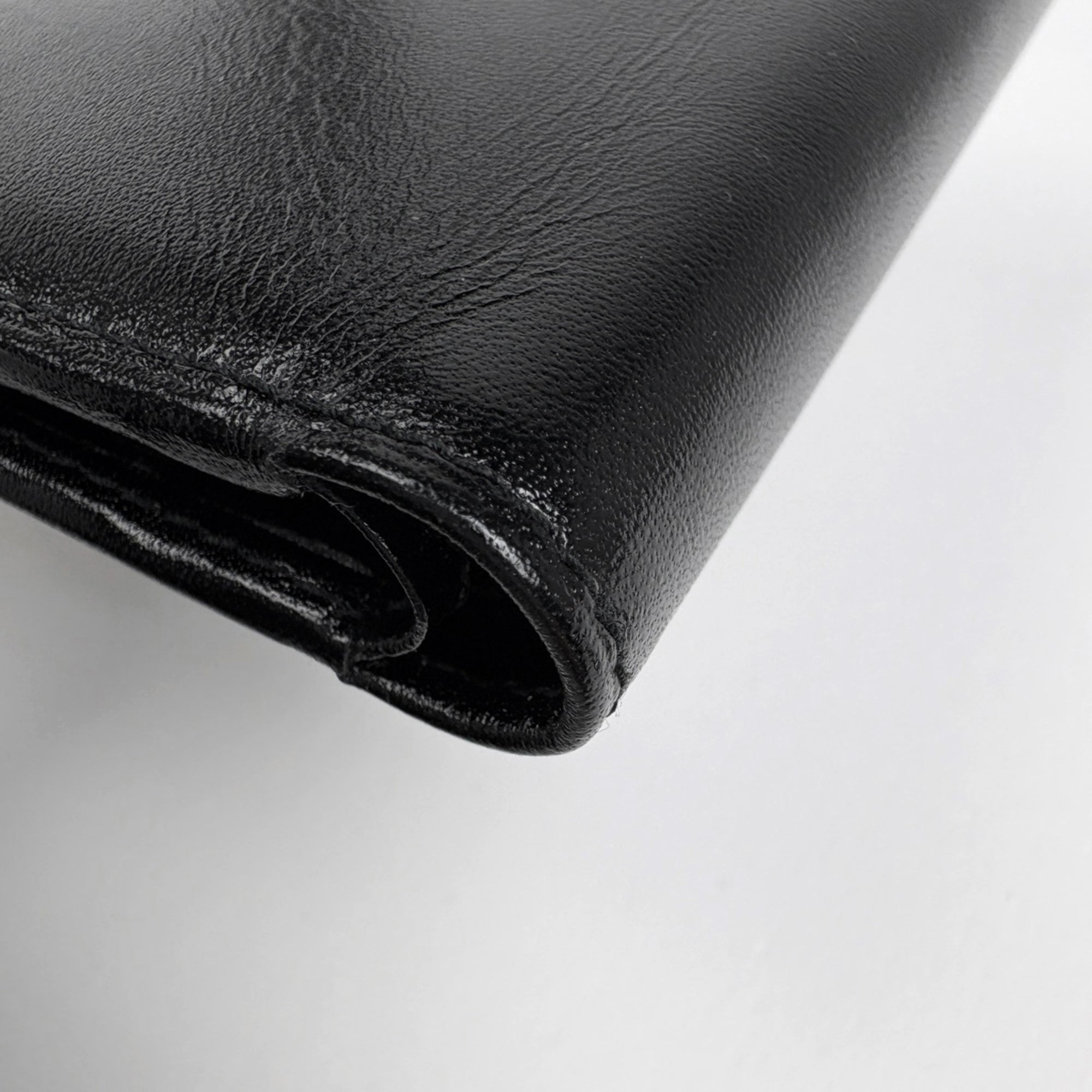 Cartier Black Leather Wallet (Bi-Fold) (Pre-Owned)