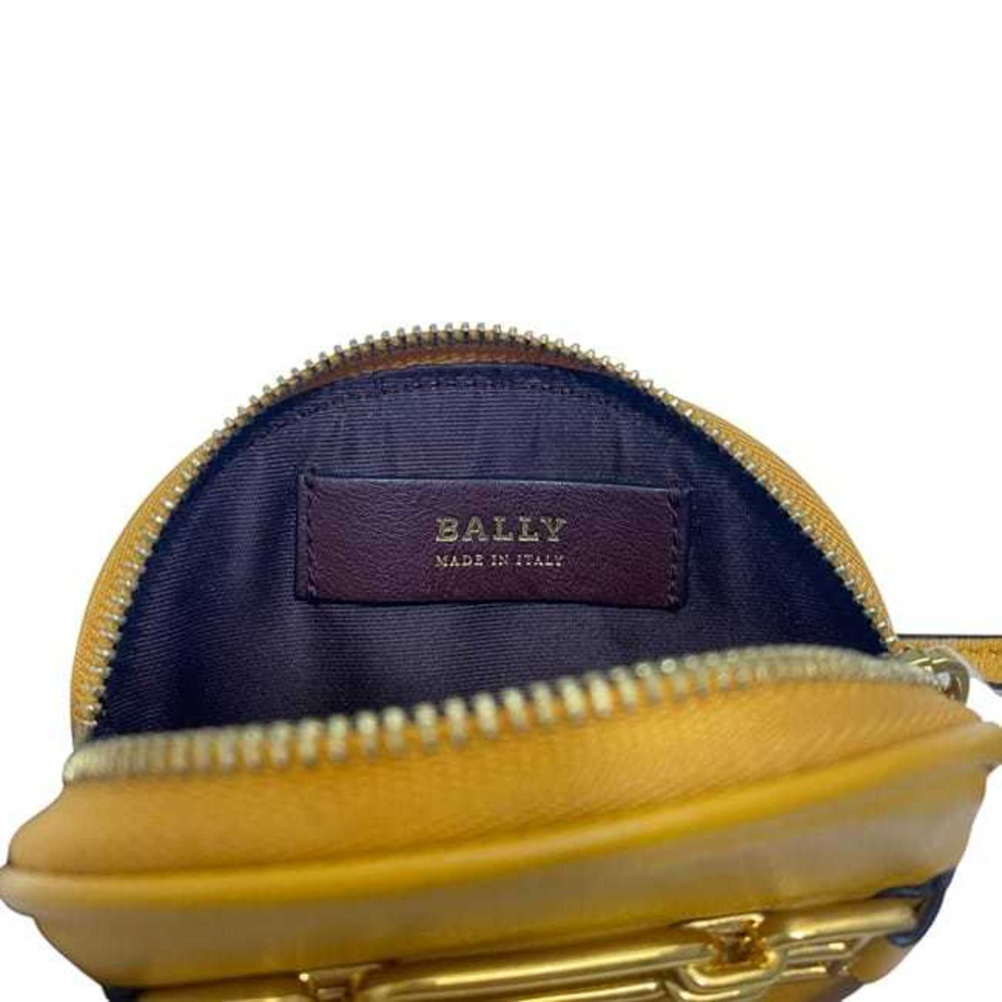 Bally Yellow Leather Coin Purse/Coin Case (Pre-Owned)
