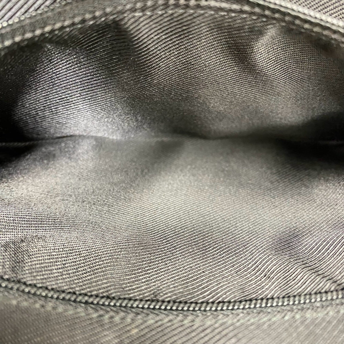 Gucci Black Canvas Leather Handbag Shoulder Bag (Pre-Owned)