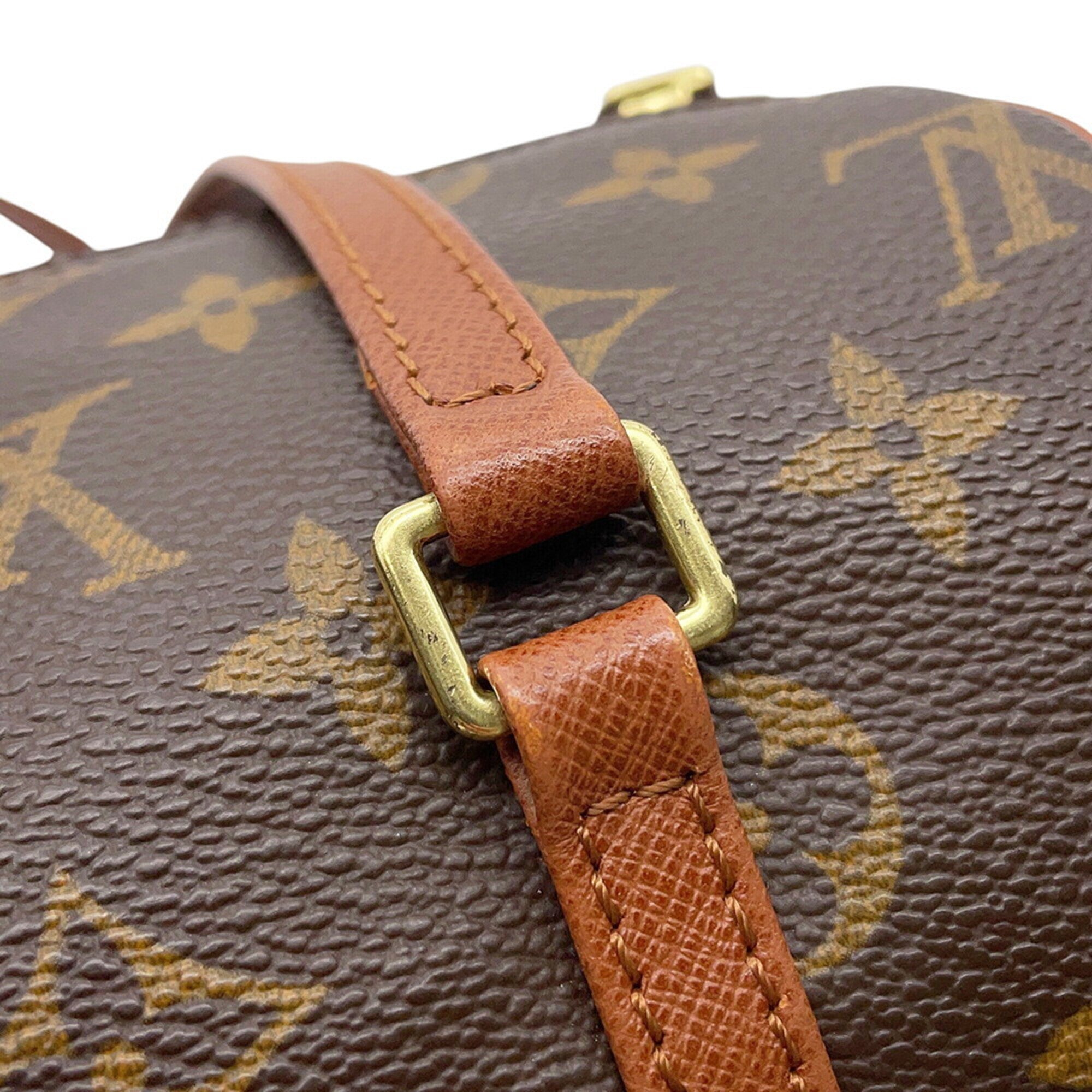Louis Vuitton Brown Monogram Boston Bag Handbag (Pre-Owned)