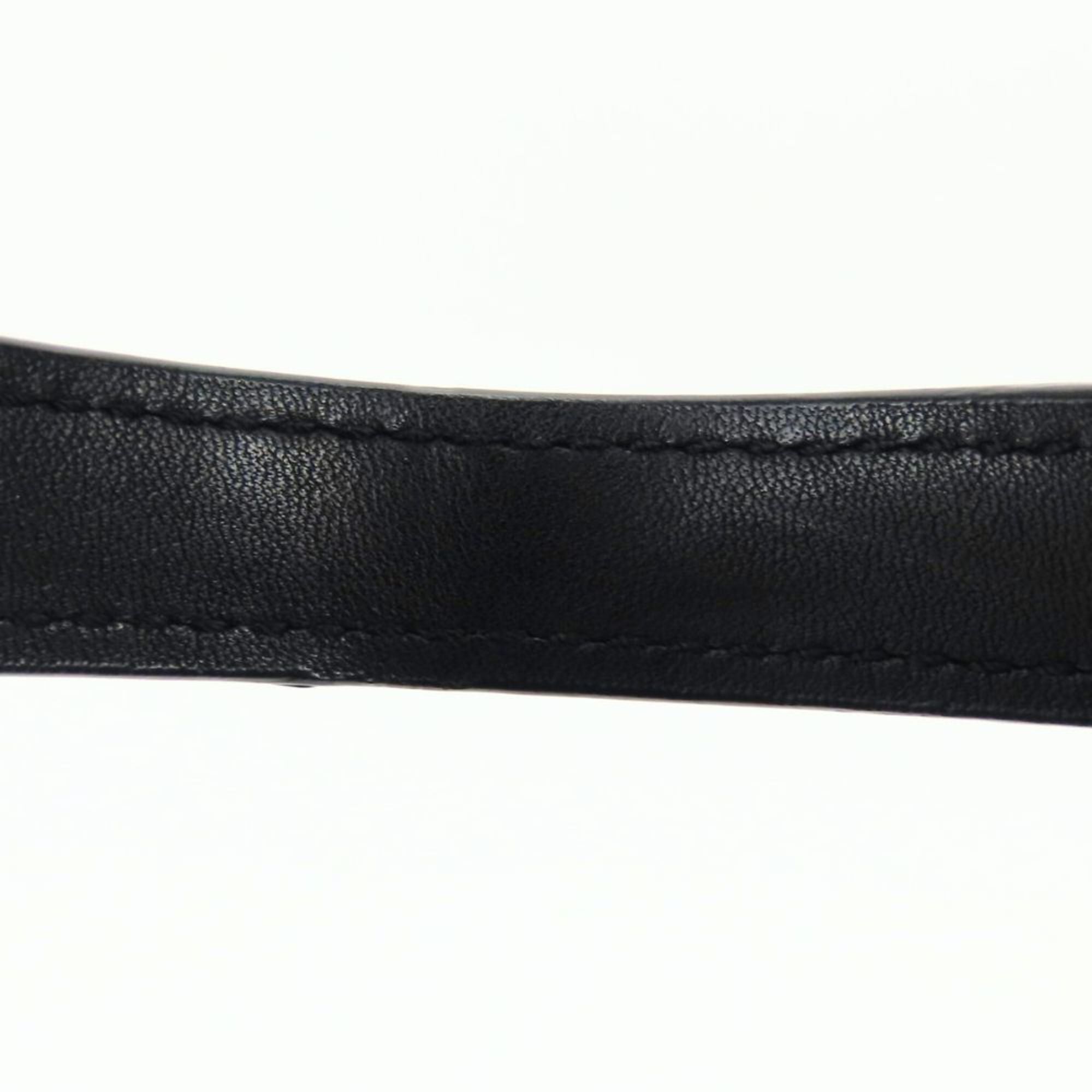 Coach Black Leather Handbag Shoulder Bag (Pre-Owned)