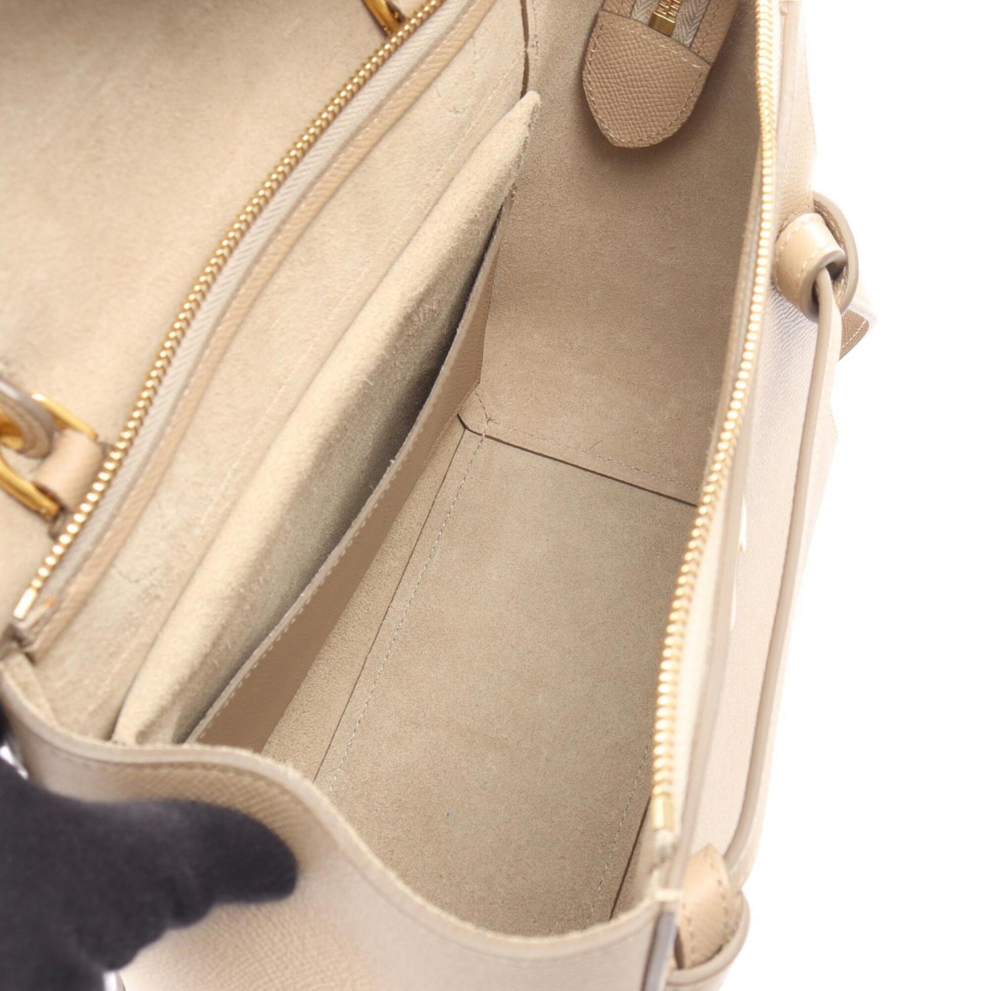 Celine Beige Leather Handbag (Pre-Owned)