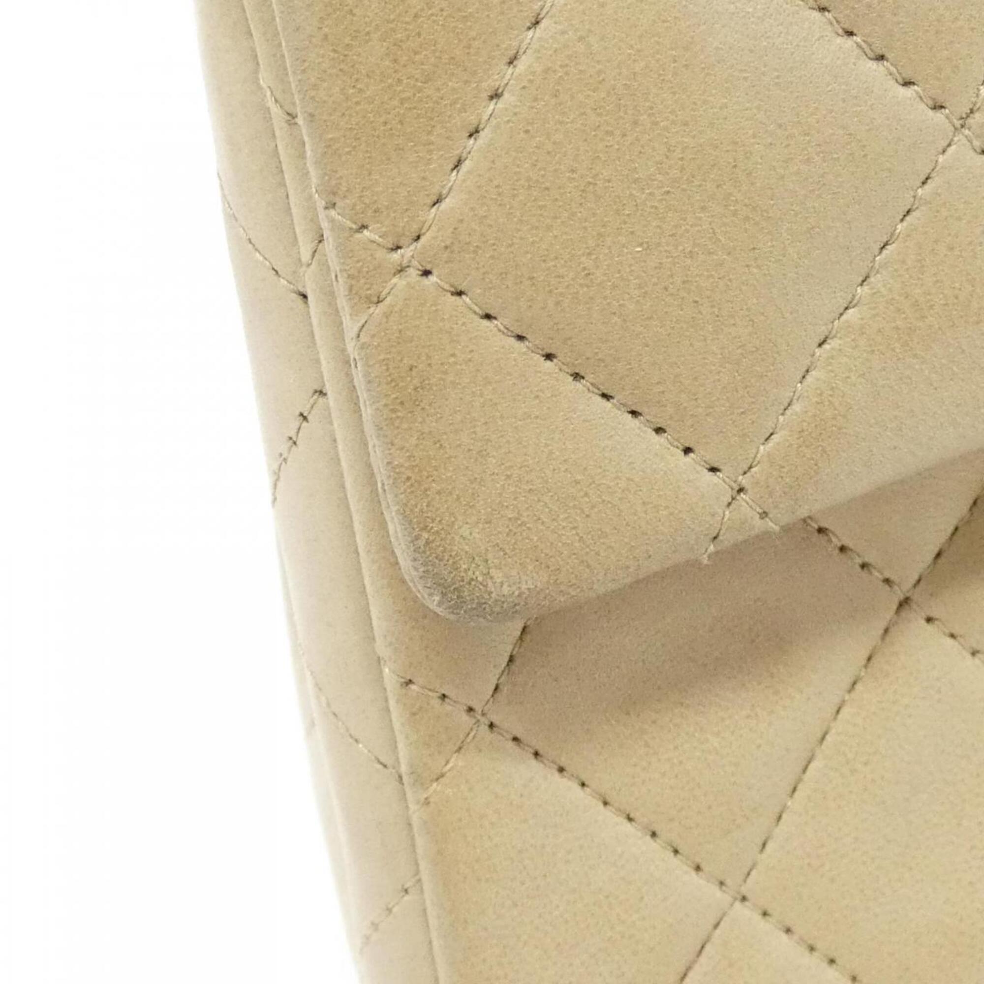 Chanel Beige Leather Shoulder Bag (Pre-Owned)