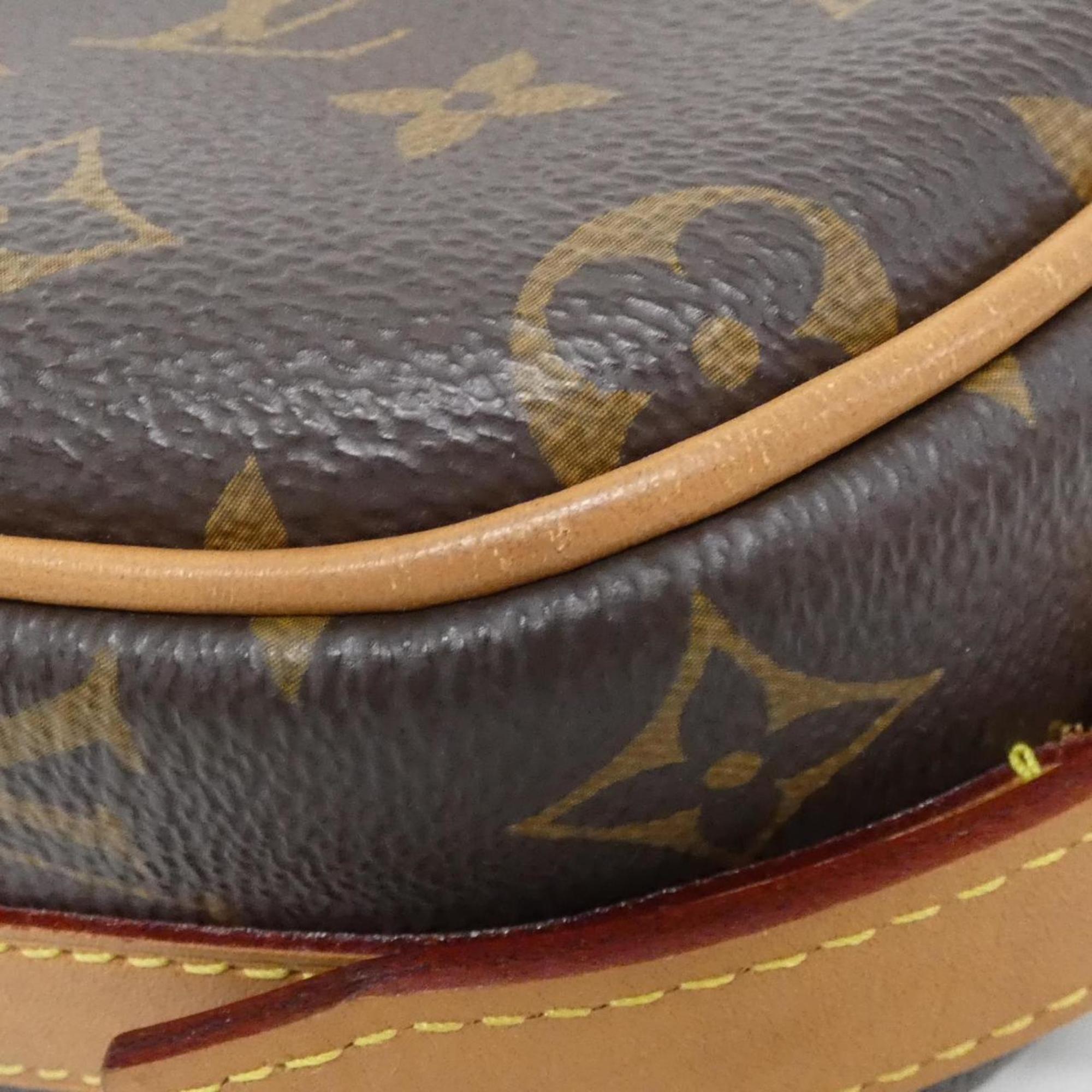 Louis Vuitton Monogram Marron Coated Canvas Shoulder Bag (Pre-Owned)
