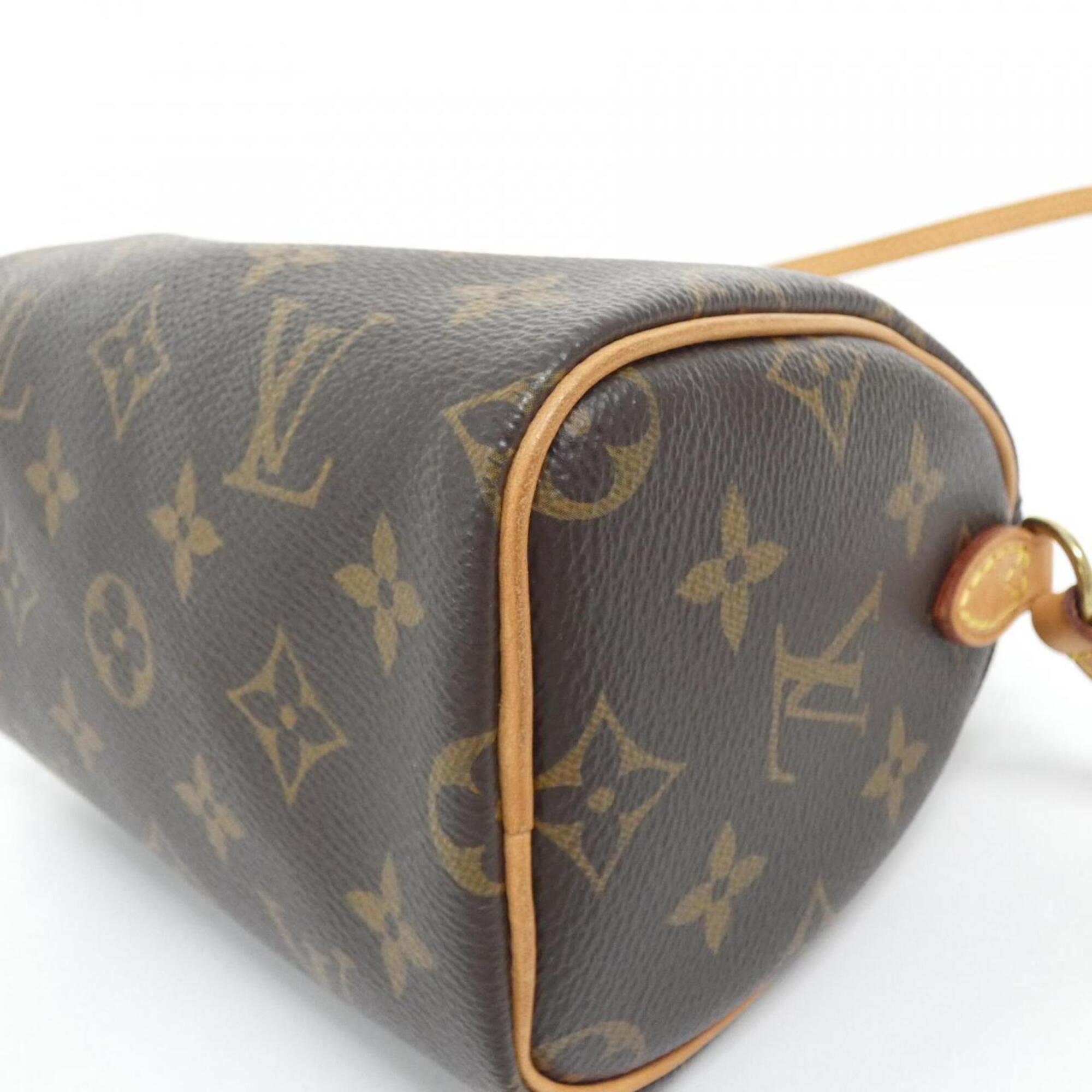 Louis Vuitton Marron Coated Canvas Boston Bag (Pre-Owned)