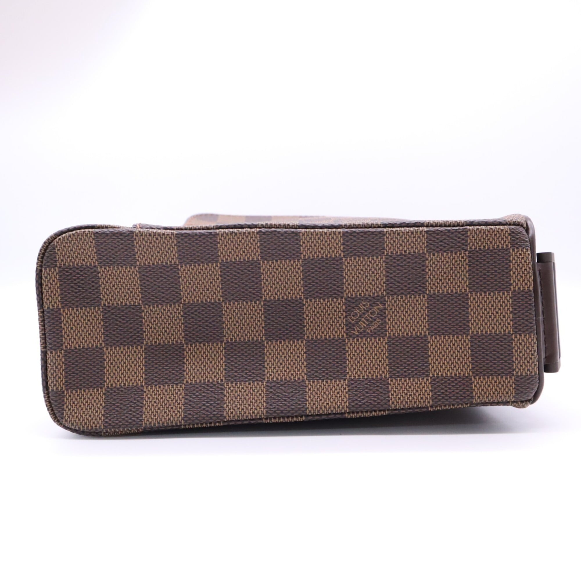 Louis Vuitton Damier Beige Brown Coated Canvas Leather Shoulder Bag (Pre-Owned)