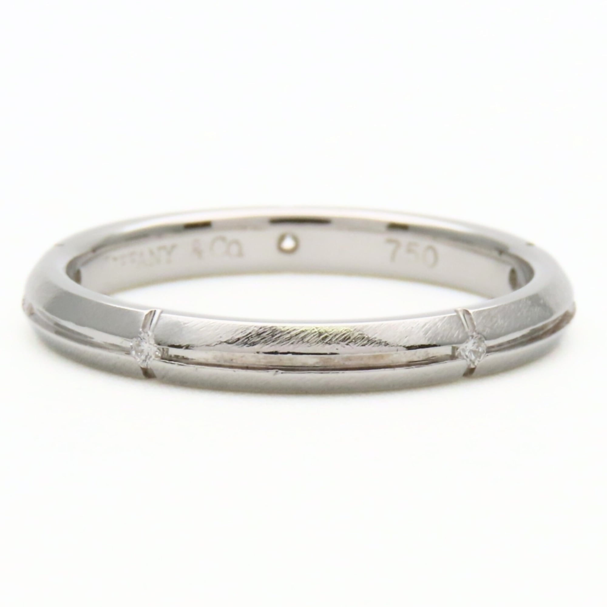 Tiffany White Gold White Gold (18K) Band Ring (Pre-Owned)