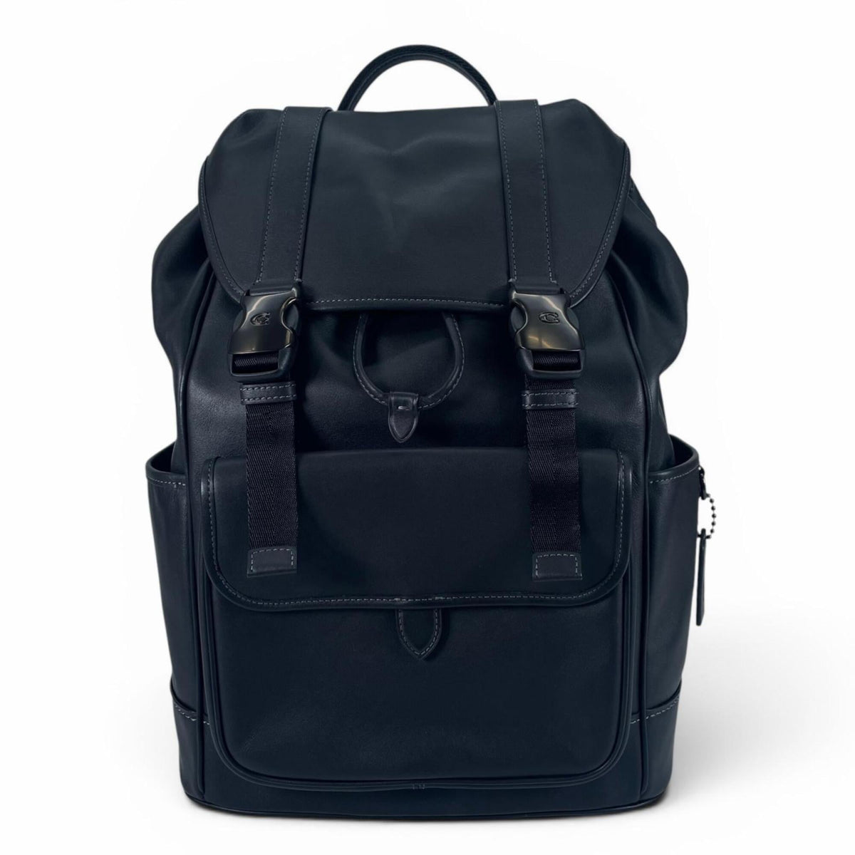 Coach Black Leather Backpack (Pre-Owned)