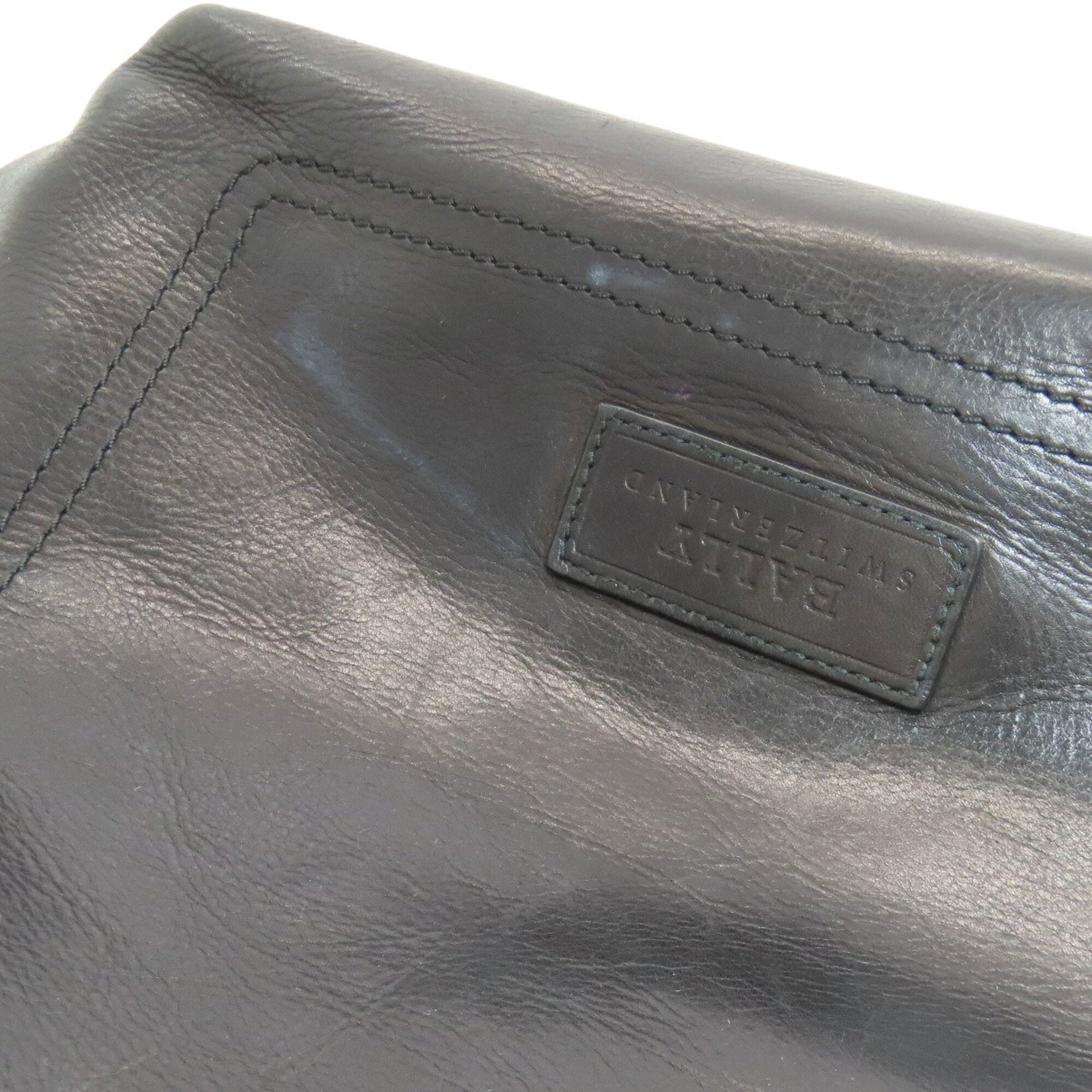 Bally Black Leather Tote Bag (Pre-Owned)