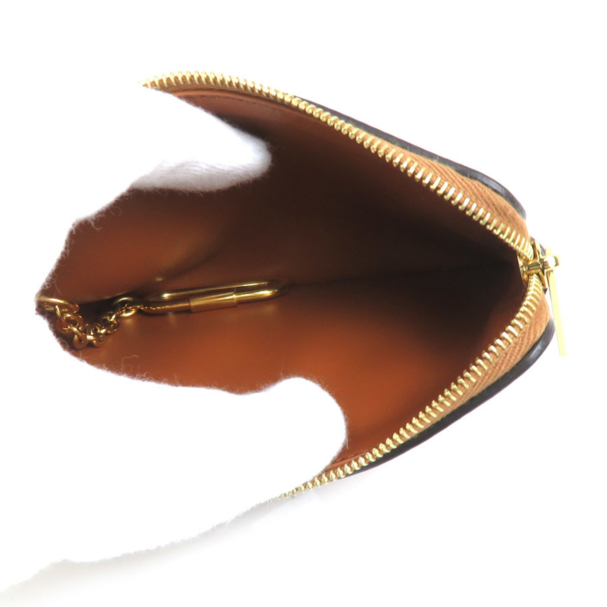 Celine Brown Leather Coin Purse/Coin Case (Pre-Owned)