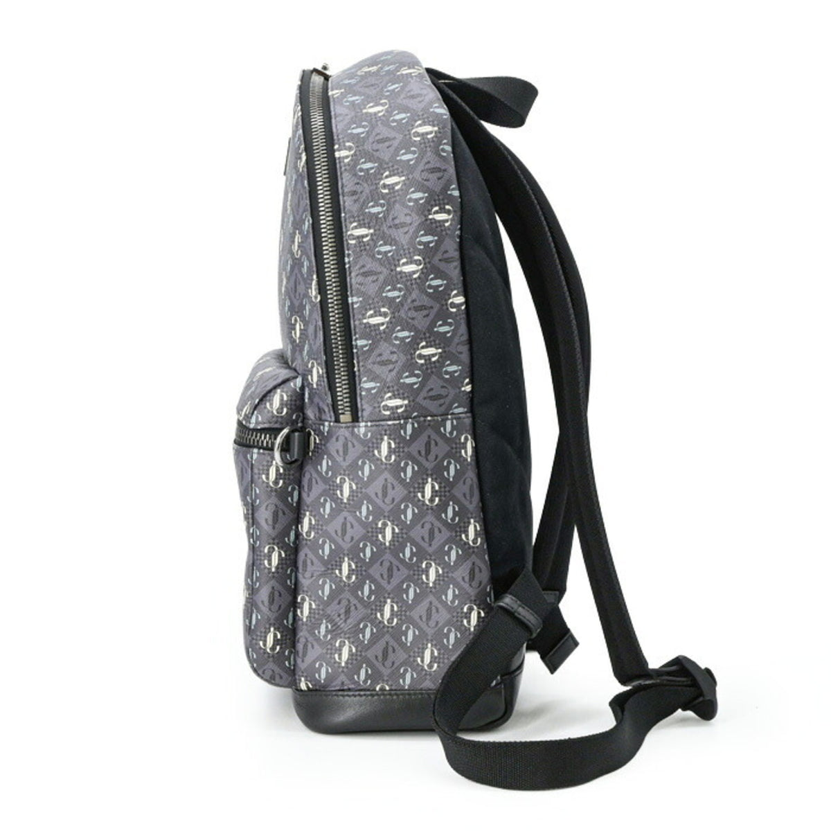 Jimmy Choo Gray Green Backpack (Pre-Owned)