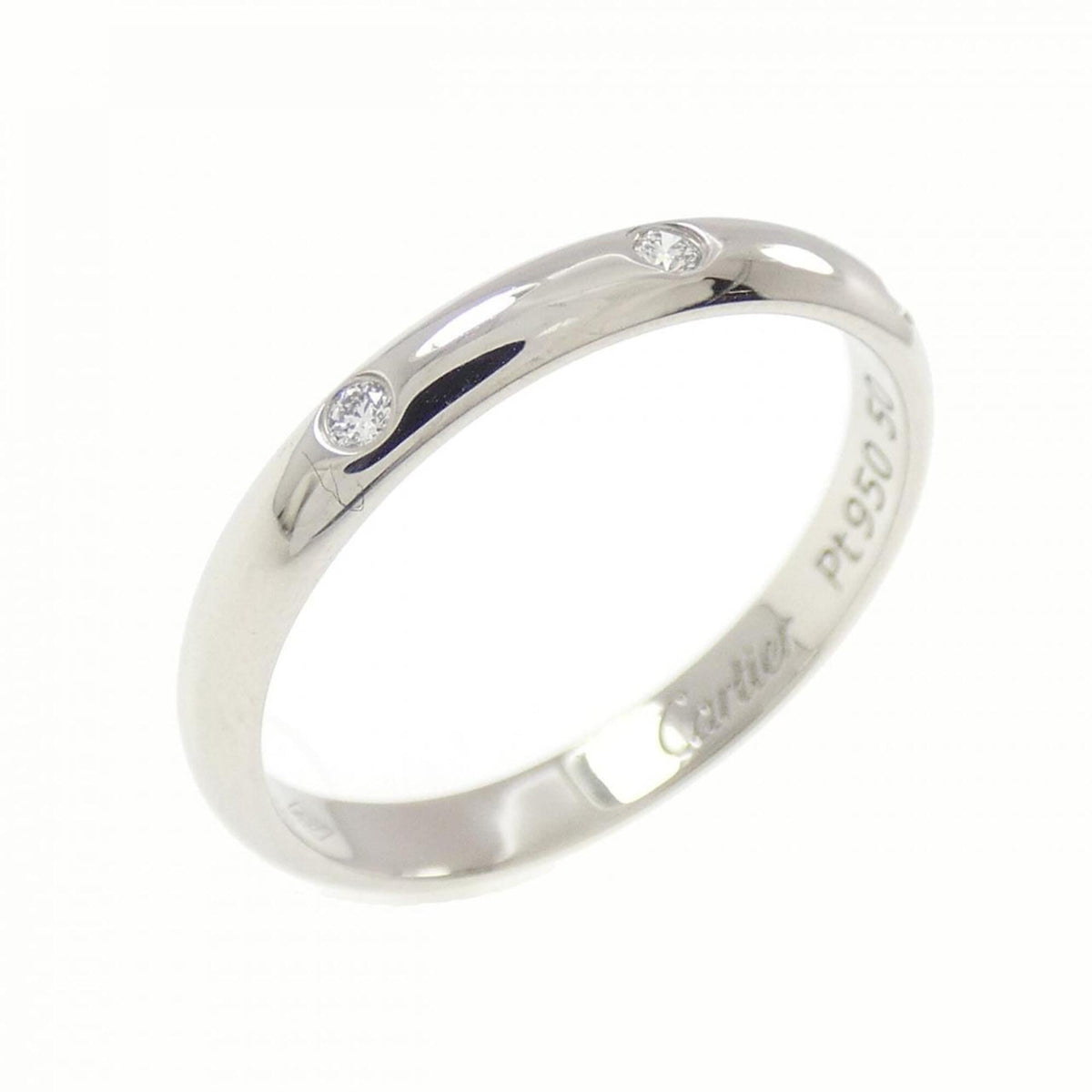 Cartier Platinum 950 Band Ring (Pre-Owned)