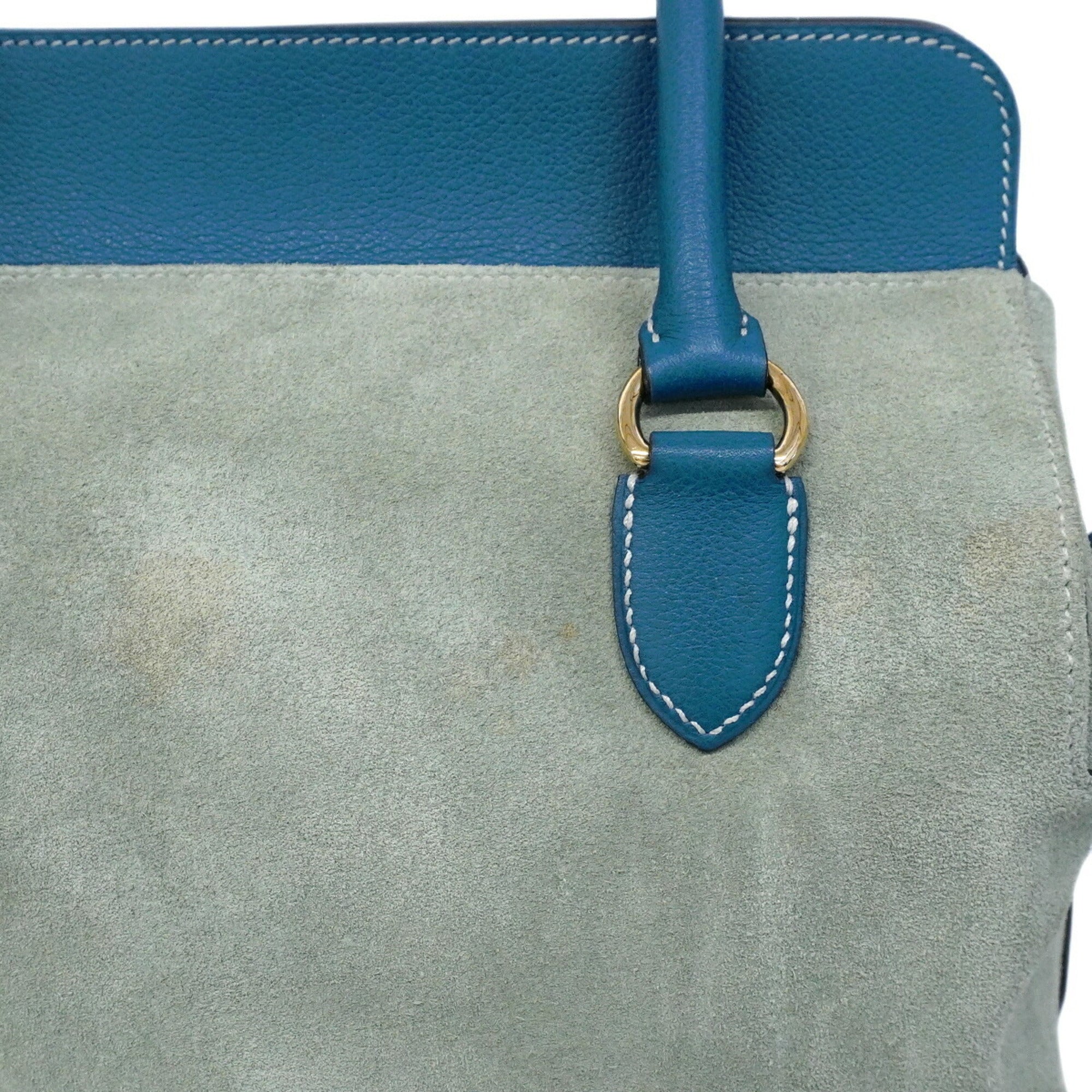 Hermes Blue Handbag (Pre-Owned)