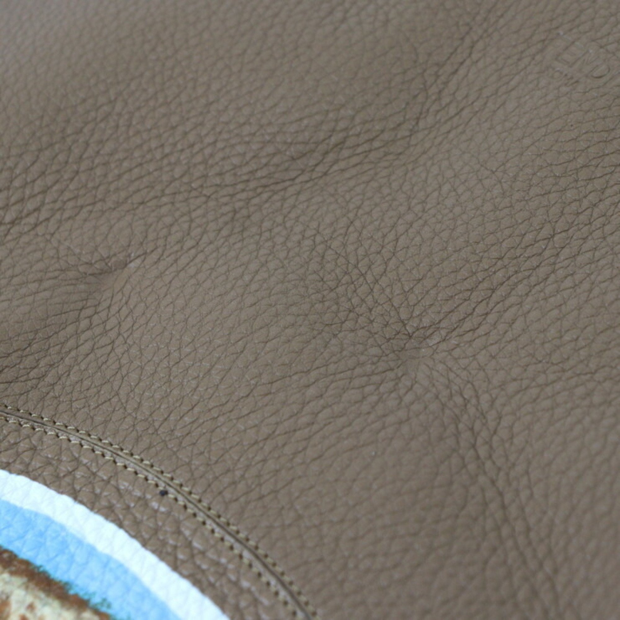 Fendi Brown Leather Handbag Tote Bag (Pre-Owned)