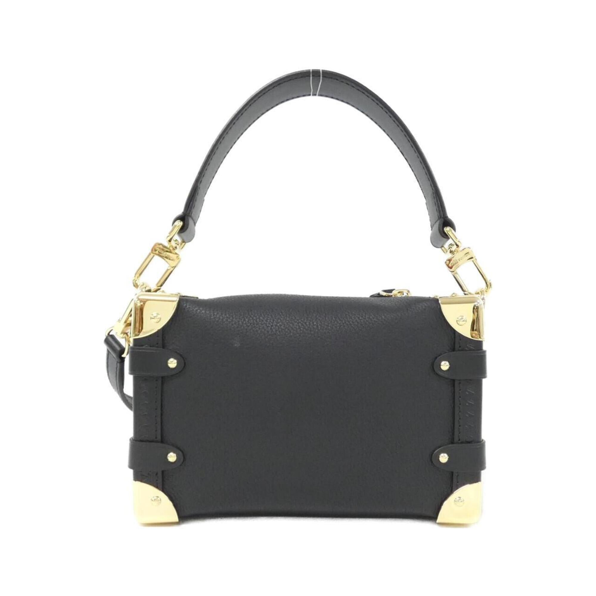 Louis Vuitton Black Leather Shoulder Bag (Pre-Owned)