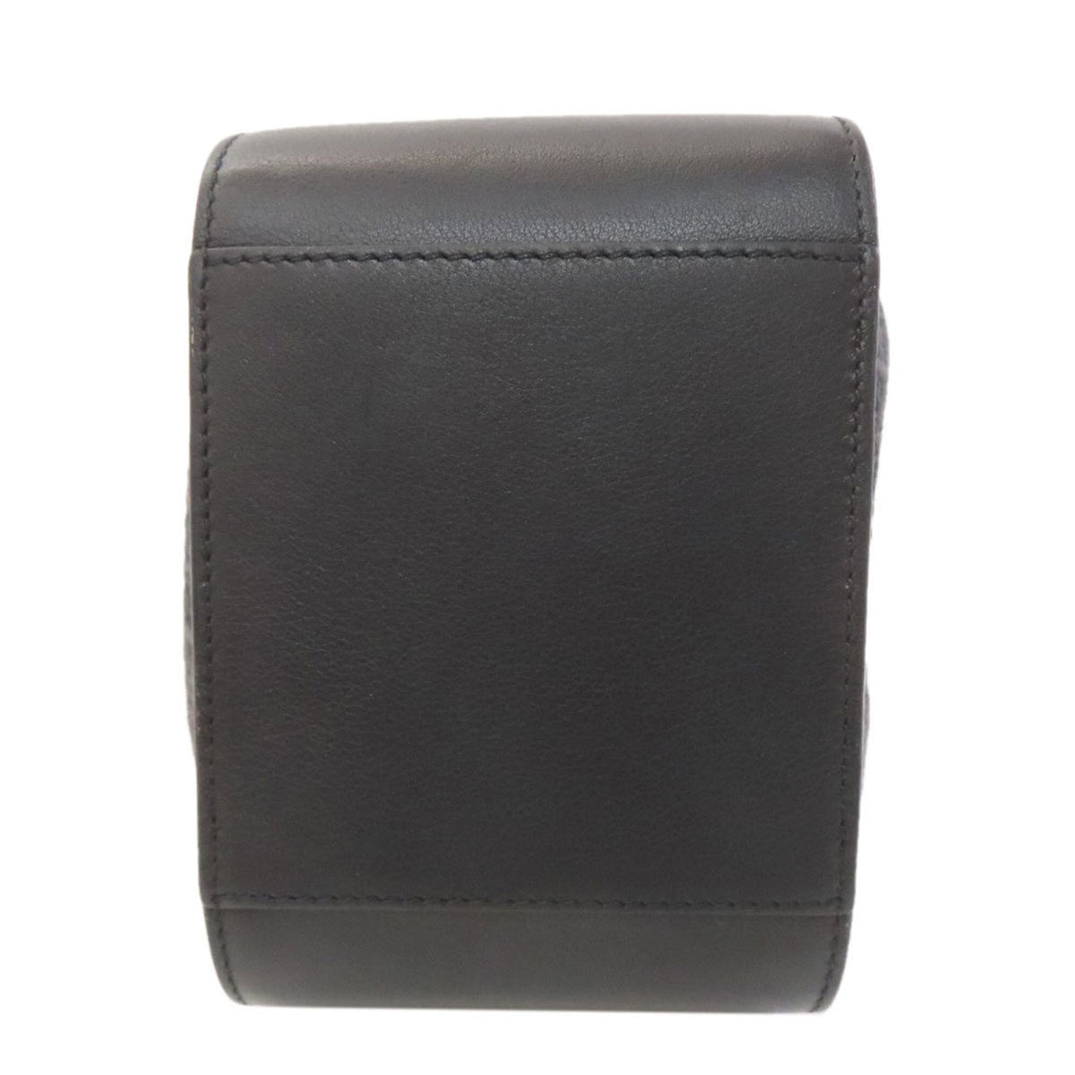 Loewe Black Canvas Leather Handbag (Pre-Owned)