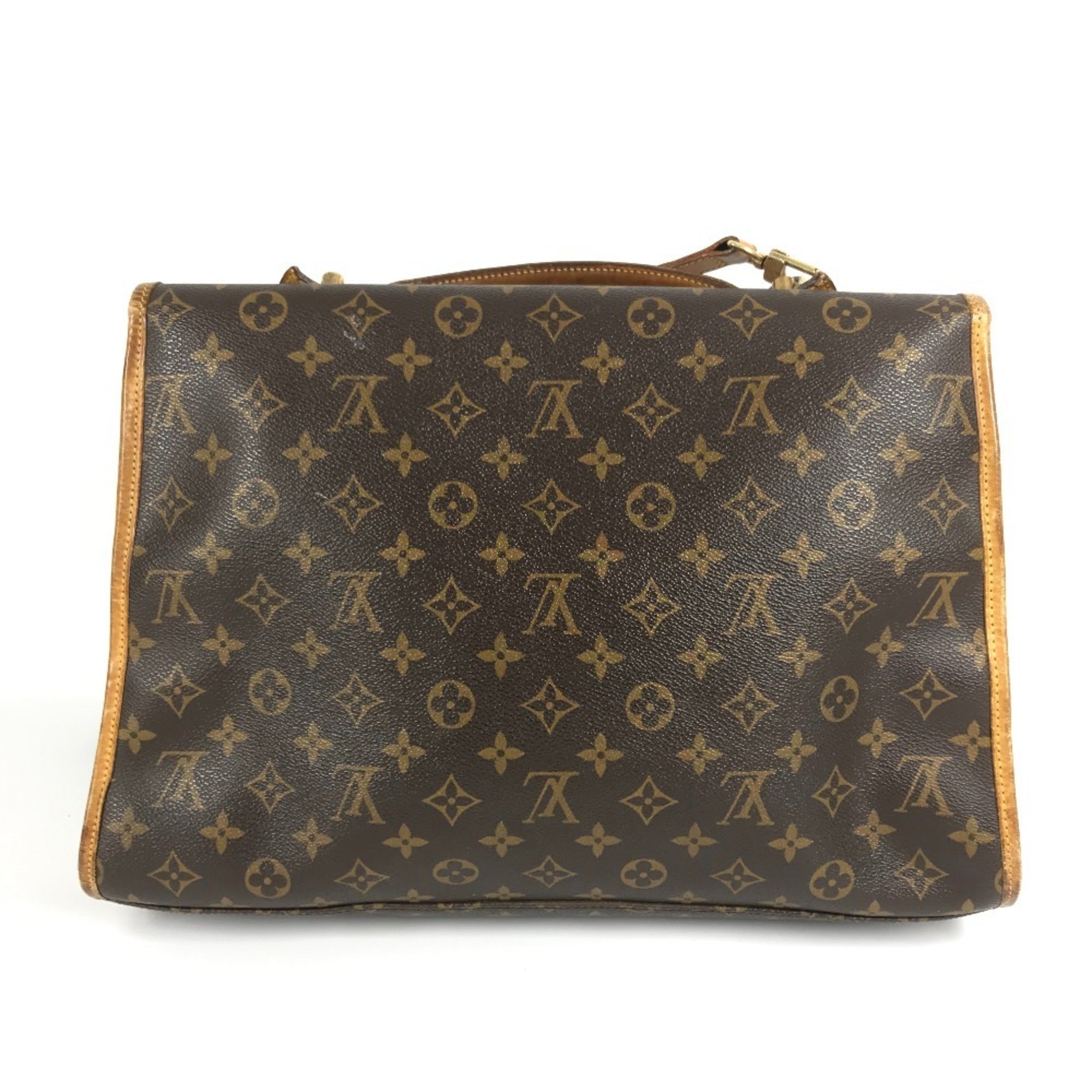 Louis Vuitton Brown Monogram Handbag Shoulder Bag (Pre-Owned)