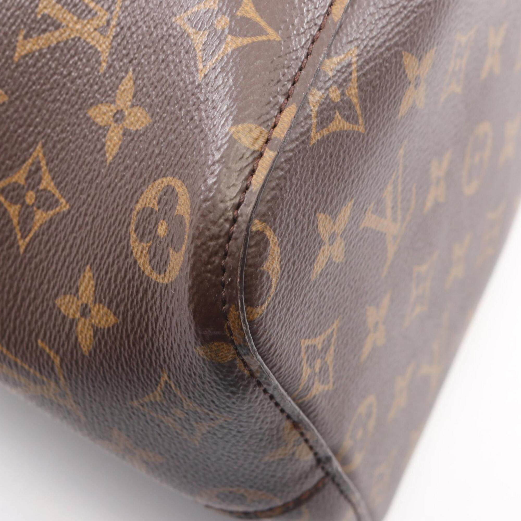 Louis Vuitton Monogram Brown Pink Rose Poudre Coated Canvas Leather Handbag Shoulder Bag (Pre-Owned)