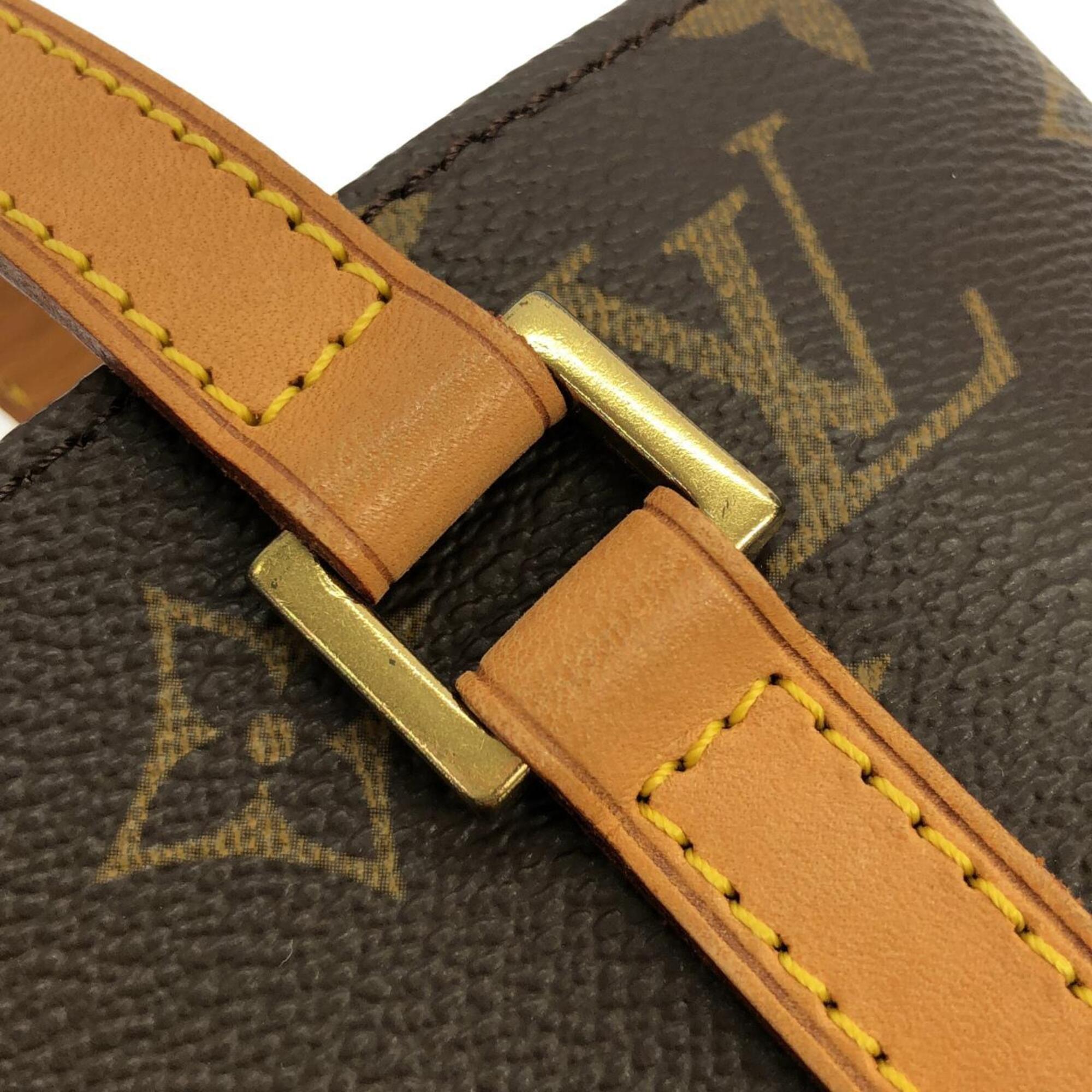 Louis Vuitton Marron Coated Canvas Handbag (Pre-Owned)