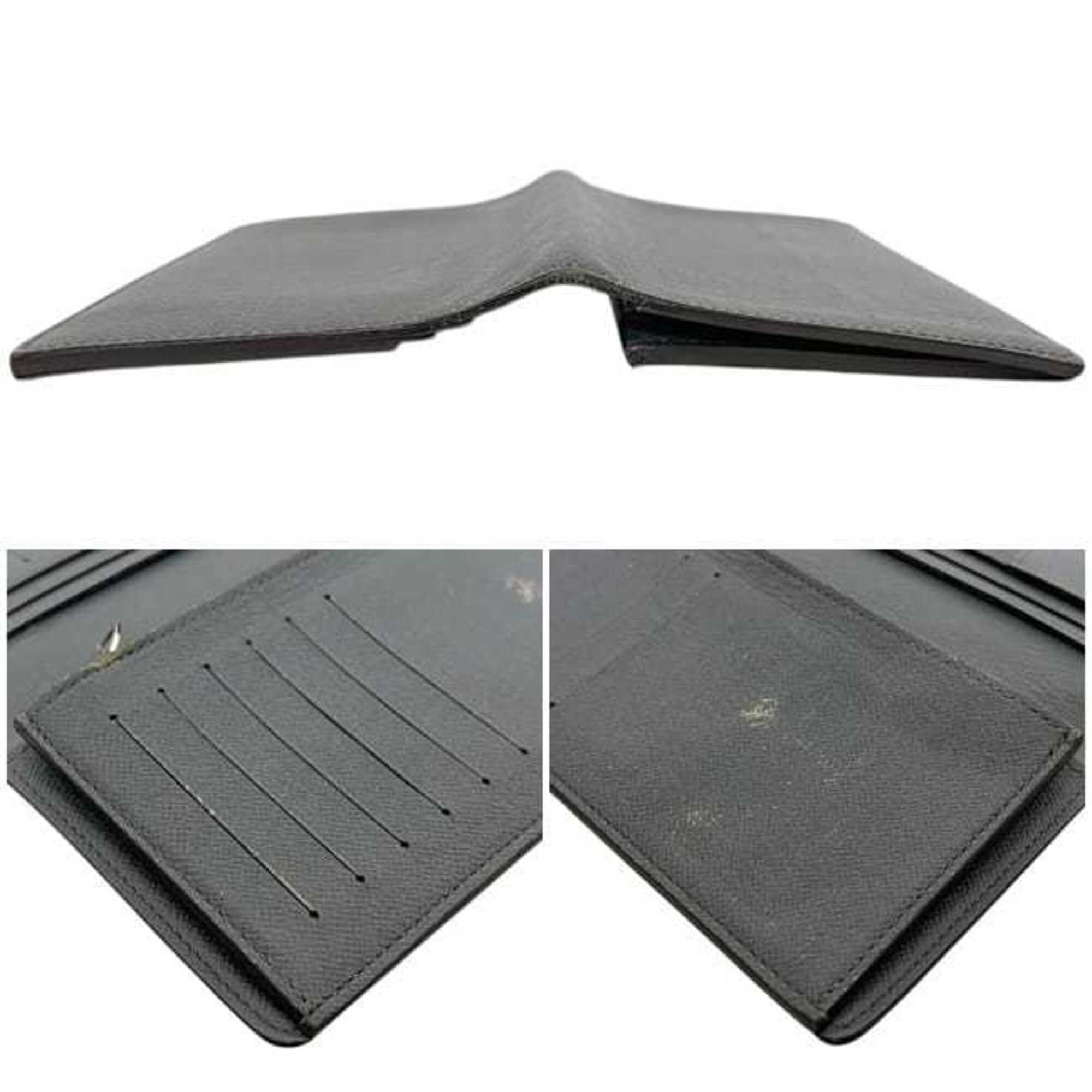 Louis Vuitton Glacier Gray Taiga Leather Long Wallet (Bi-Fold) (Pre-Owned)