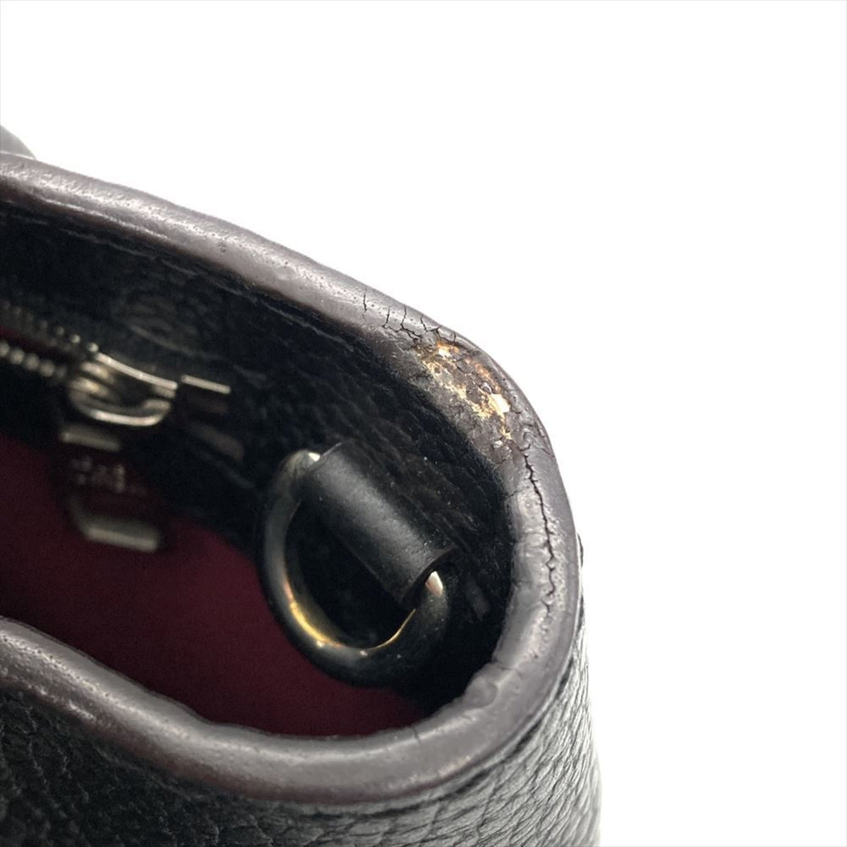 Louis Vuitton Black Noir Leather Handbag (Pre-Owned)