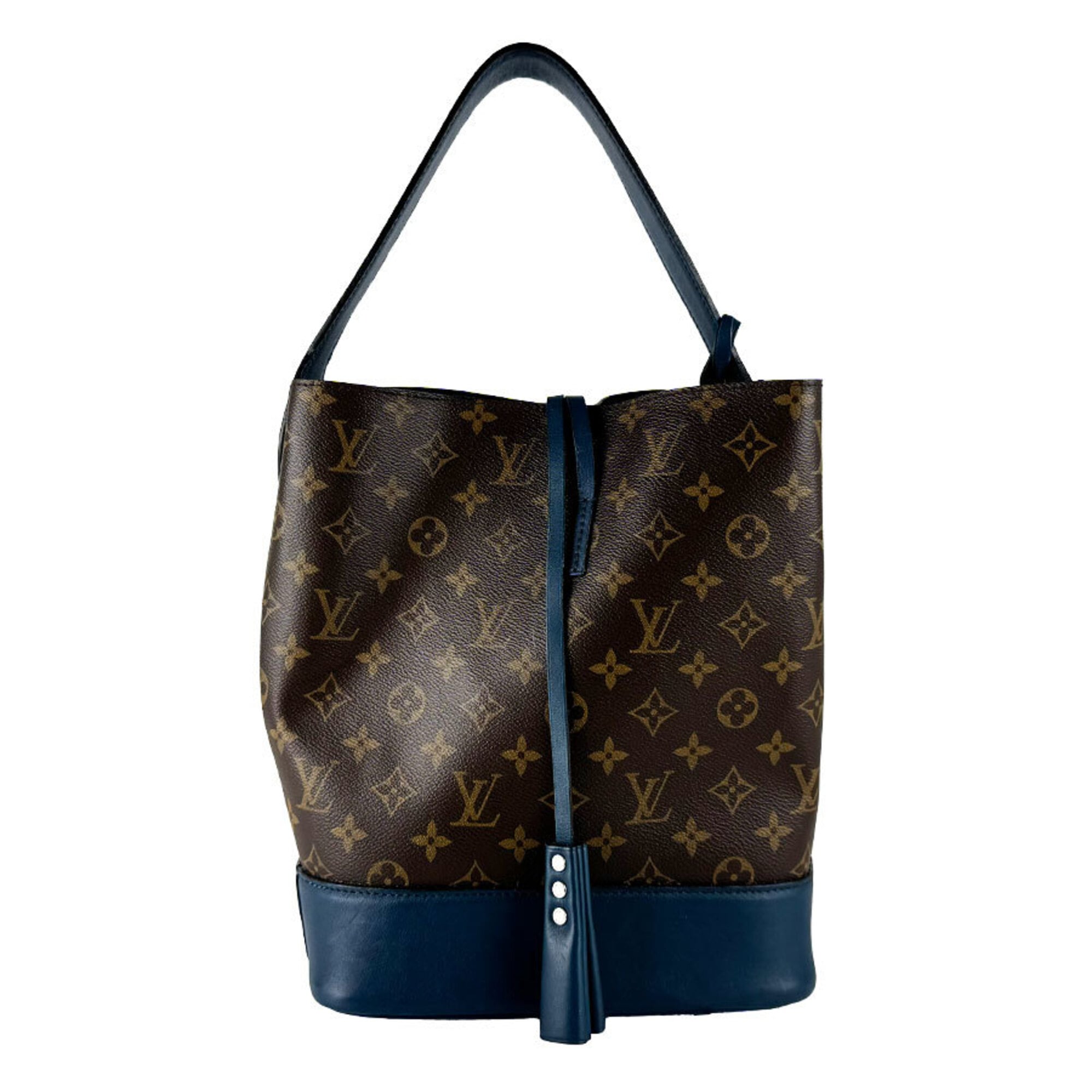 Louis Vuitton Brown Green Monogram Monogram Handbag (Pre-Owned)