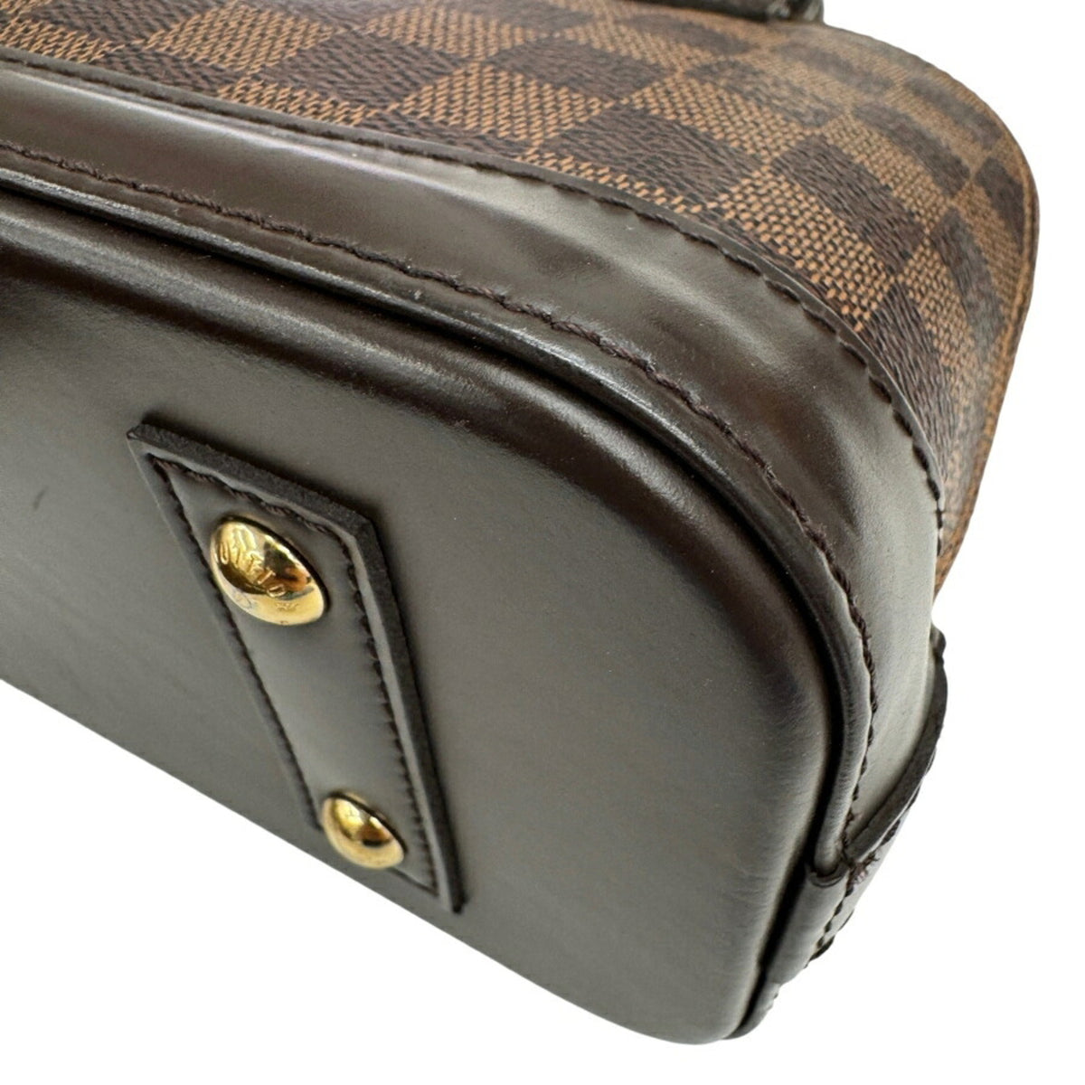 Louis Vuitton Brown Damier Canvas Ebene Damier Canvas Handbag Shoulder Bag (Pre-Owned)