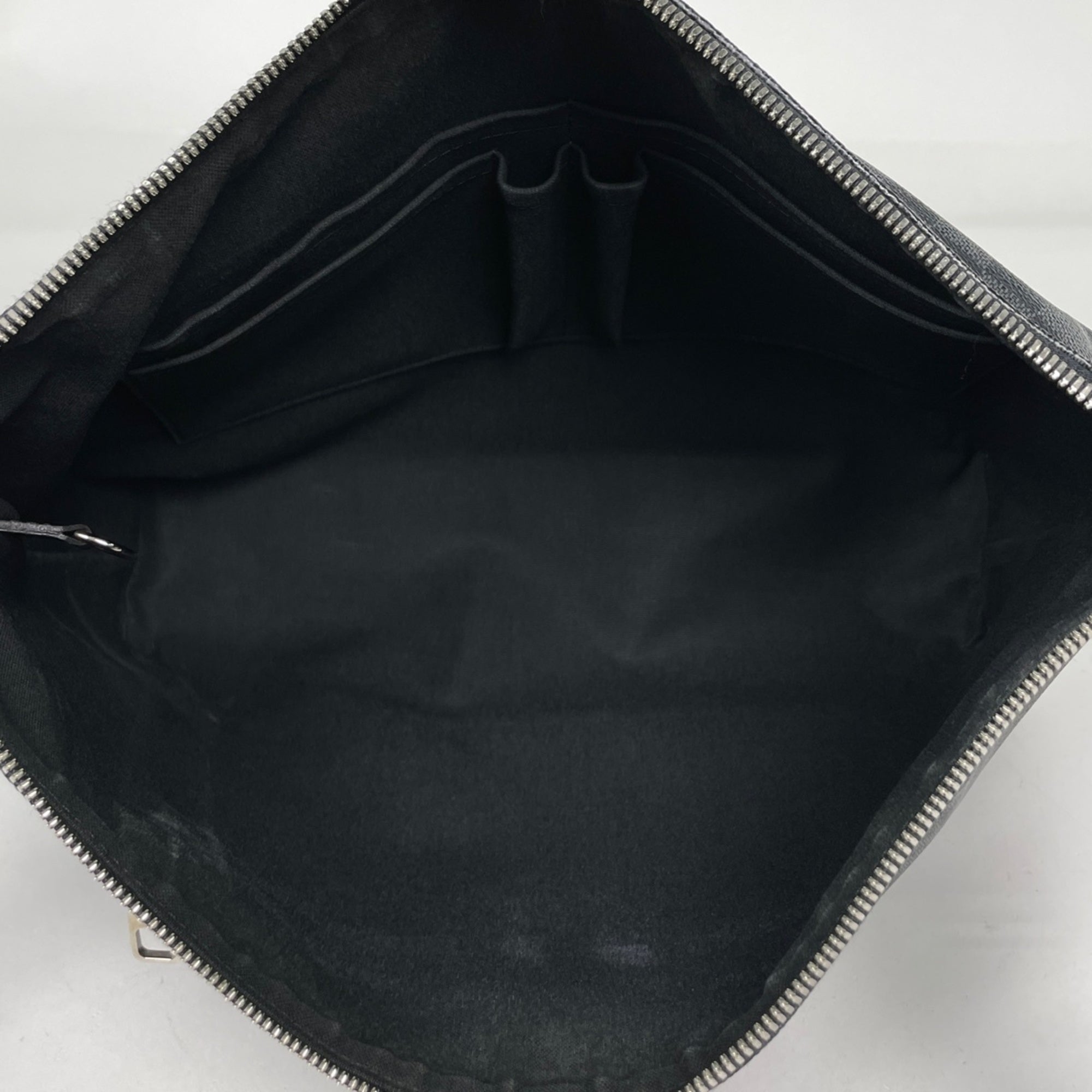 Louis Vuitton Black Damier Graphite Shoulder Bag (Pre-Owned)