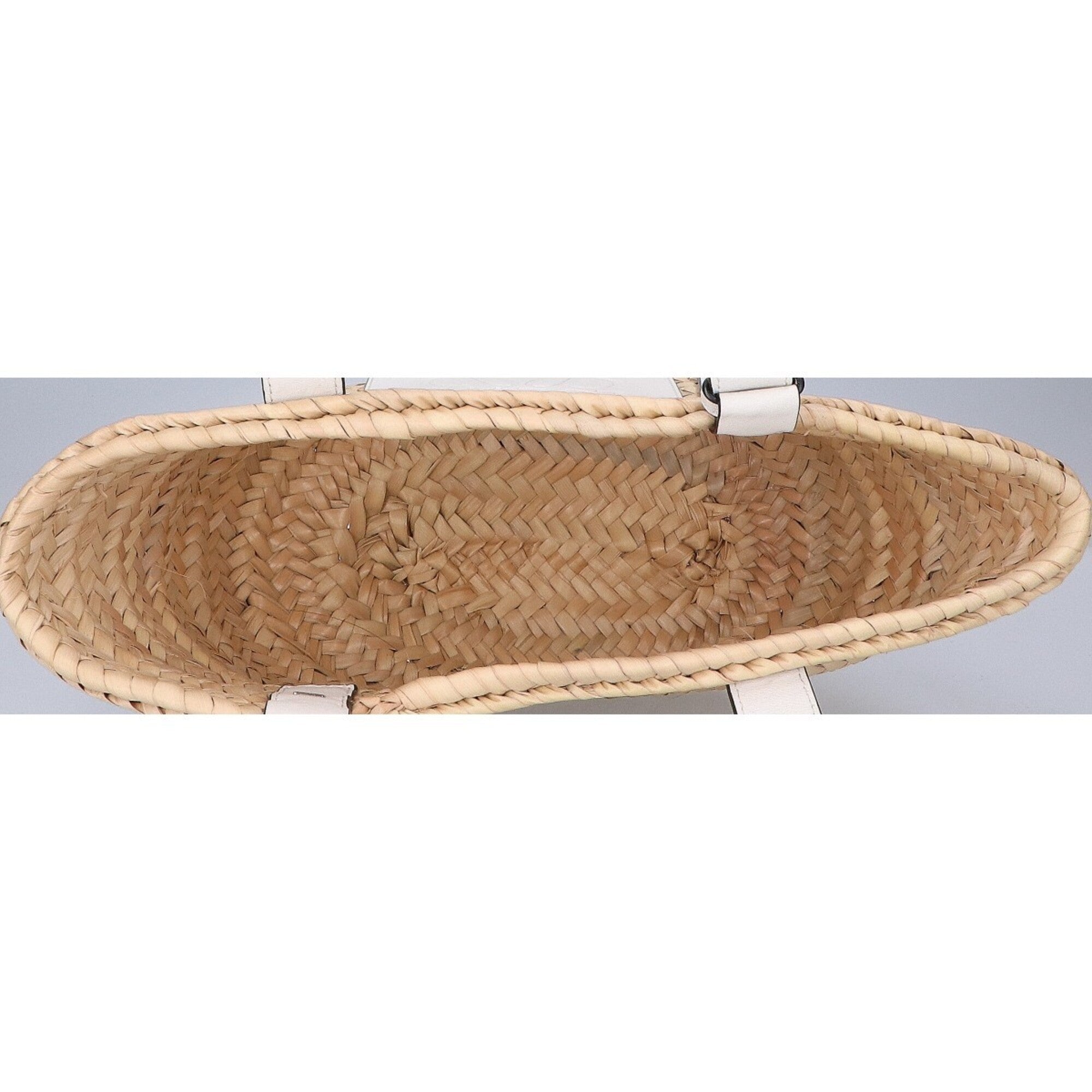 Loewe White Basket Handbag (Pre-Owned)