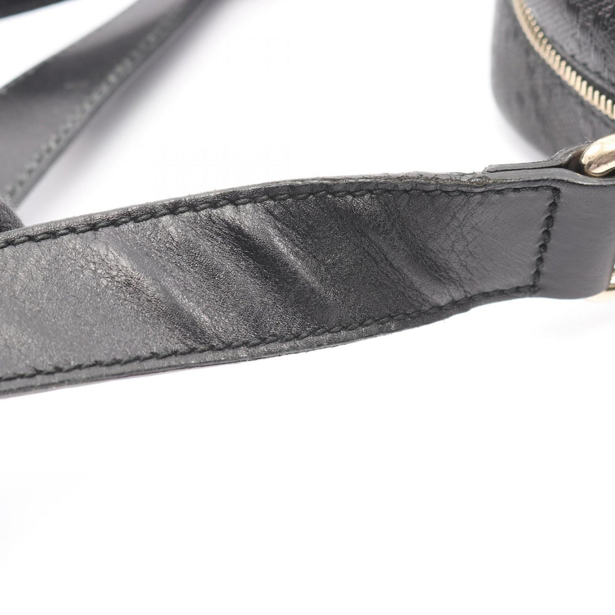 Gucci Black Leather Handbag Shoulder Bag (Pre-Owned)