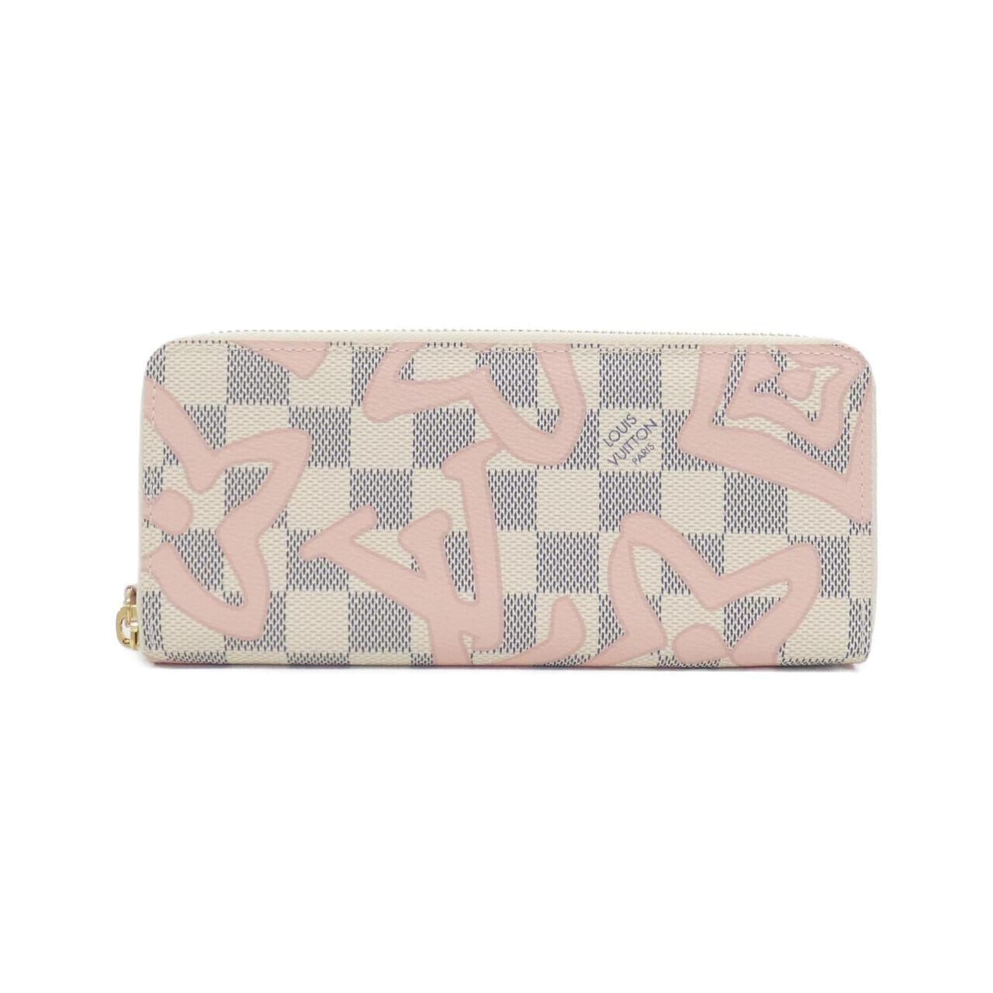 Louis Vuitton Azur Coated Canvas Long Wallet (Bi-Fold) (Pre-Owned)
