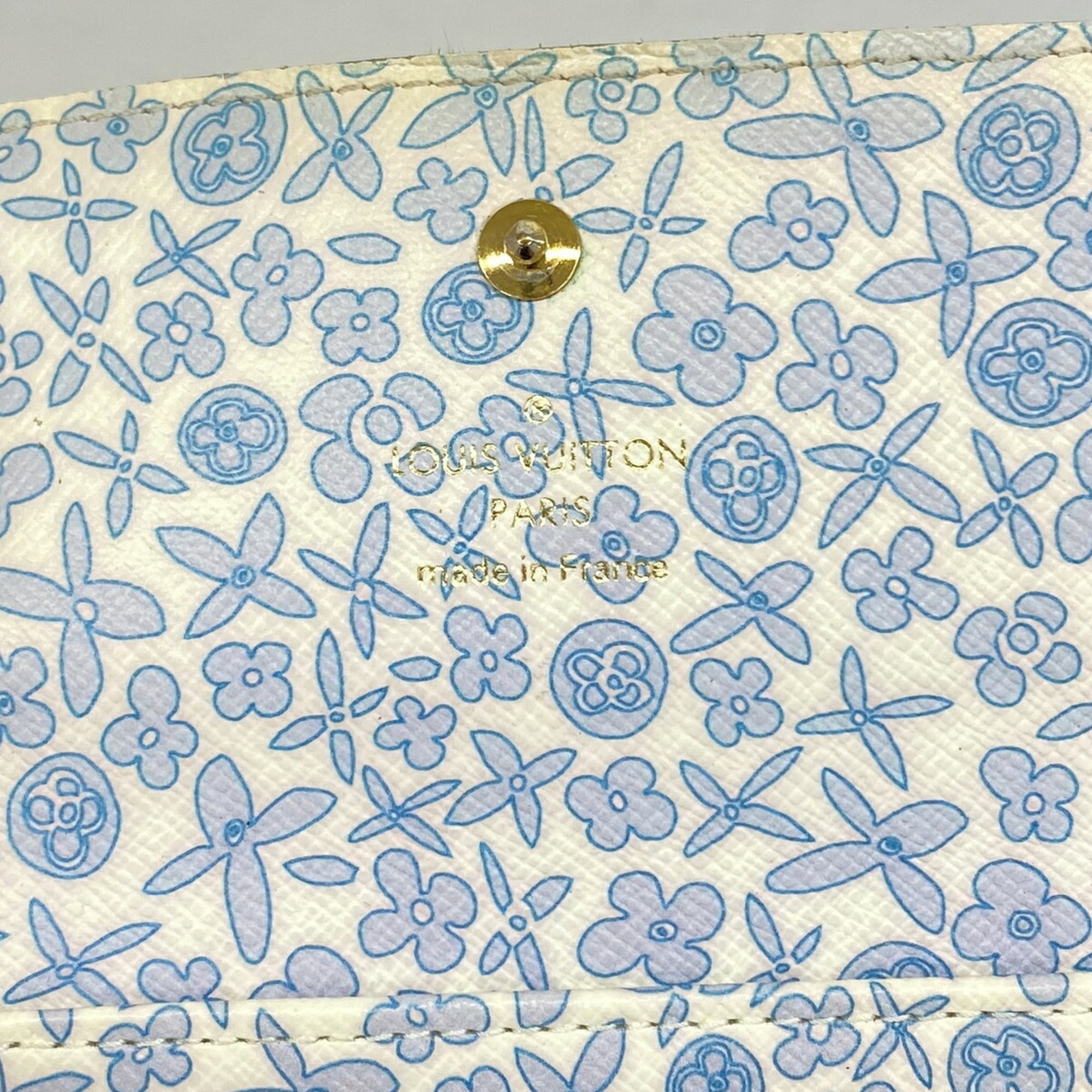 Louis Vuitton Brown Violet Wallet (Tri-Fold) (Pre-Owned)