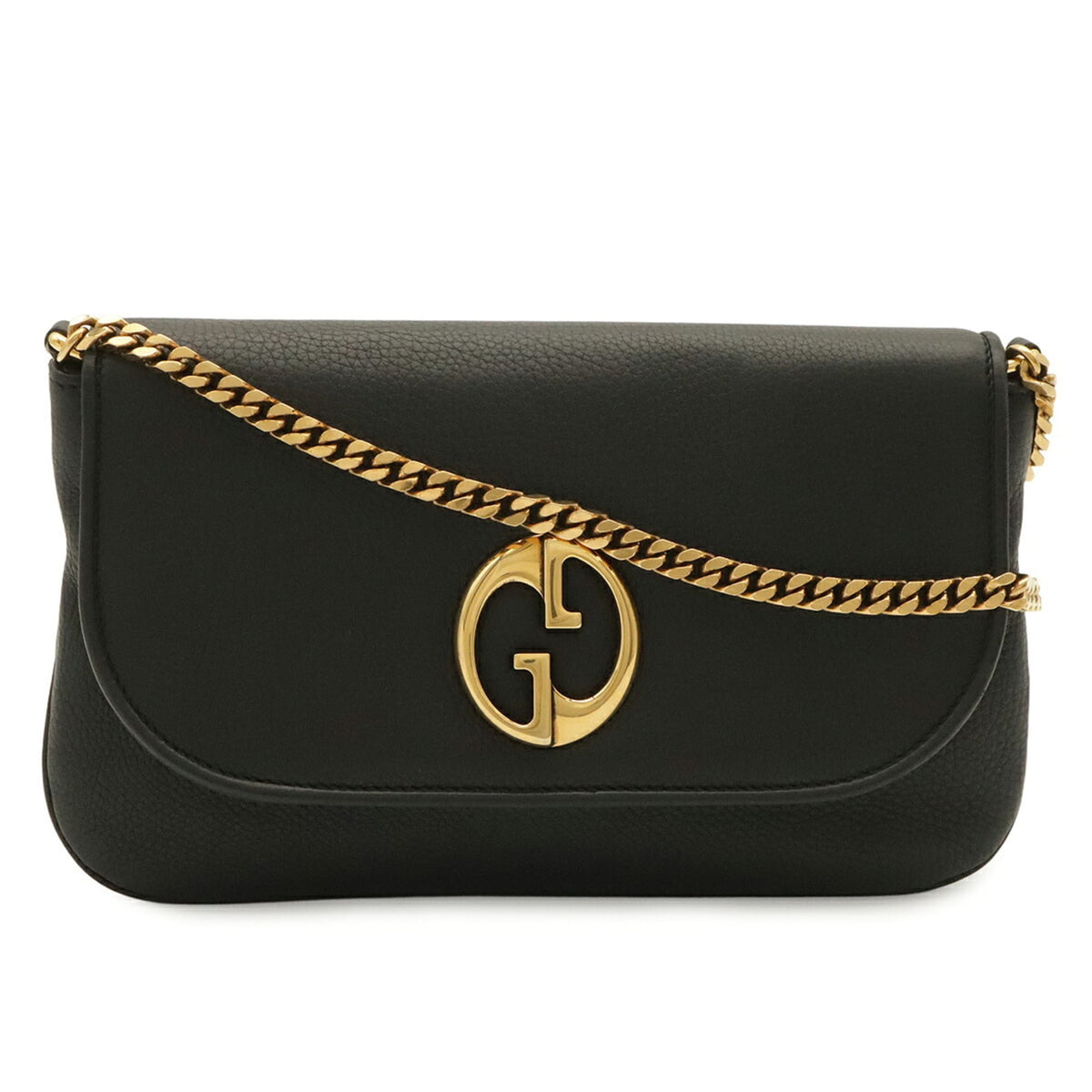 Gucci Black Leather Shoulder Bag (Pre-Owned)