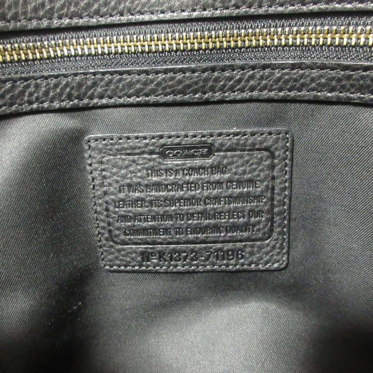 Coach Black Leather Briefcase (Pre-Owned)