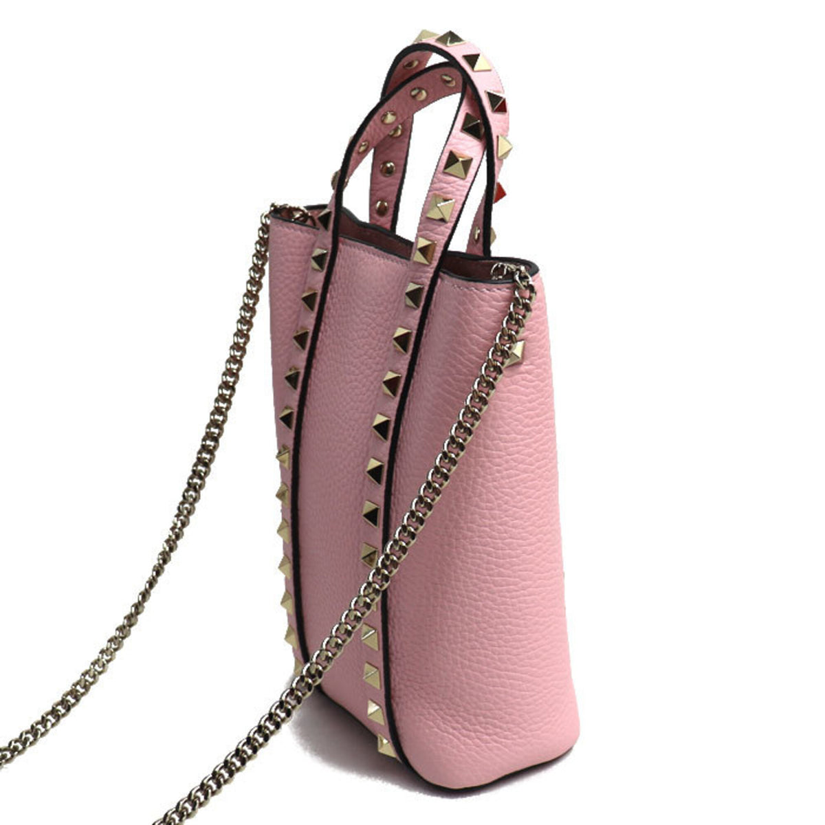 Valentino Pink Leather Handbag (Pre-Owned)