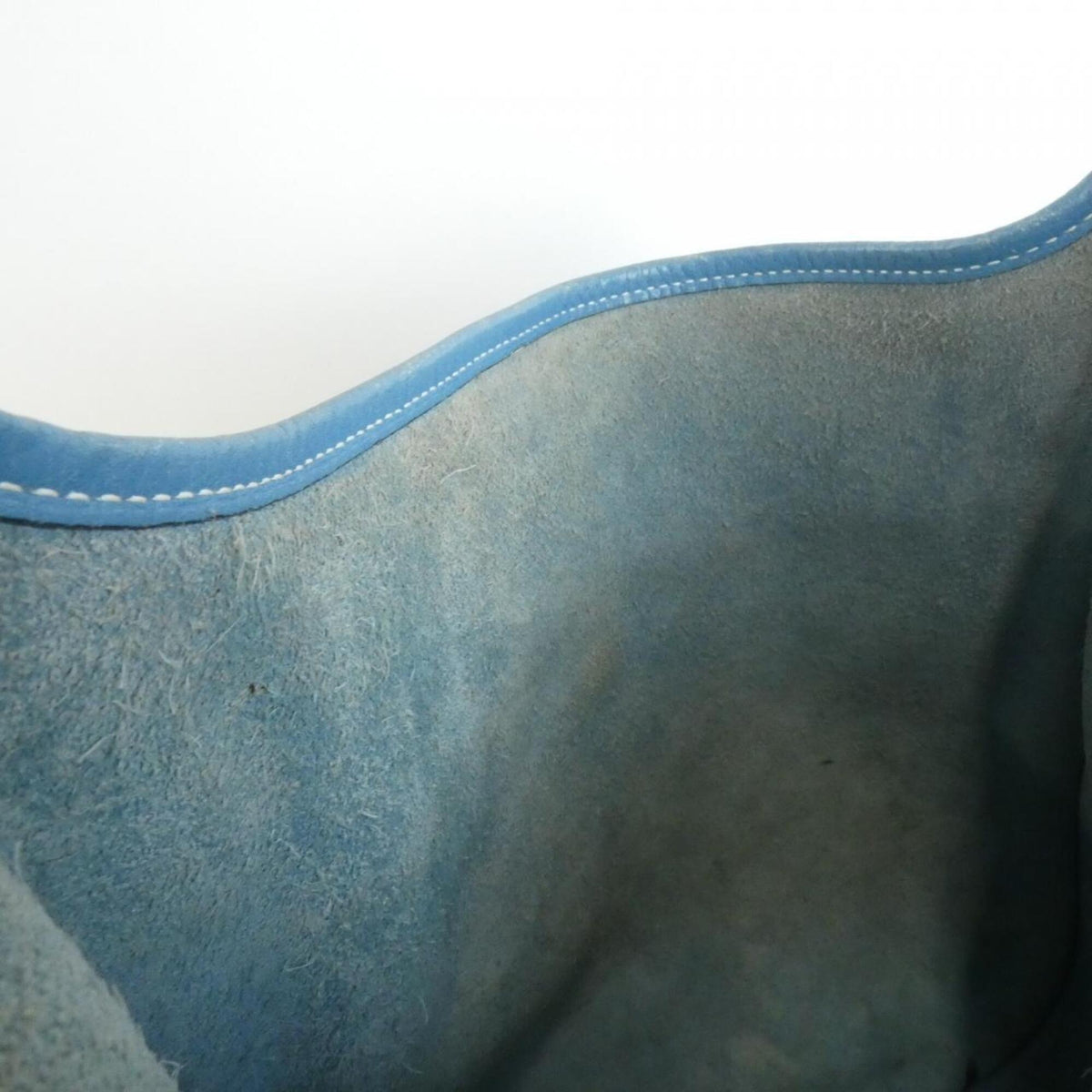 Hermes Blue Jean Taurillon Clemence Leather Shoulder Bag (Pre-Owned)