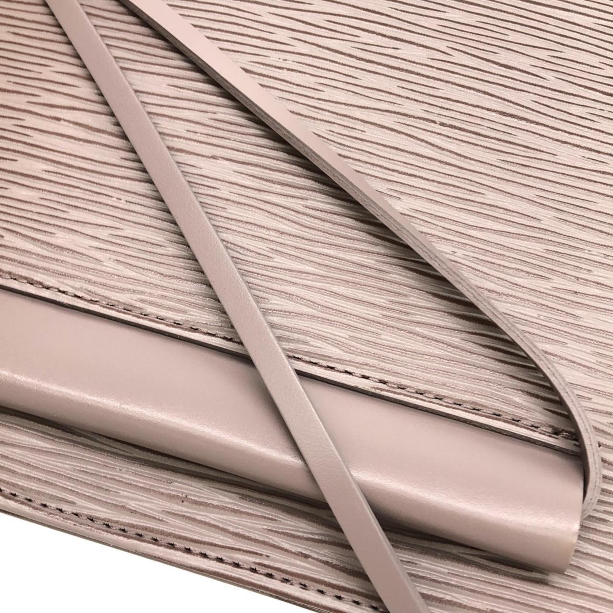 Louis Vuitton Silver Leather Shoulder Bag (Pre-Owned)