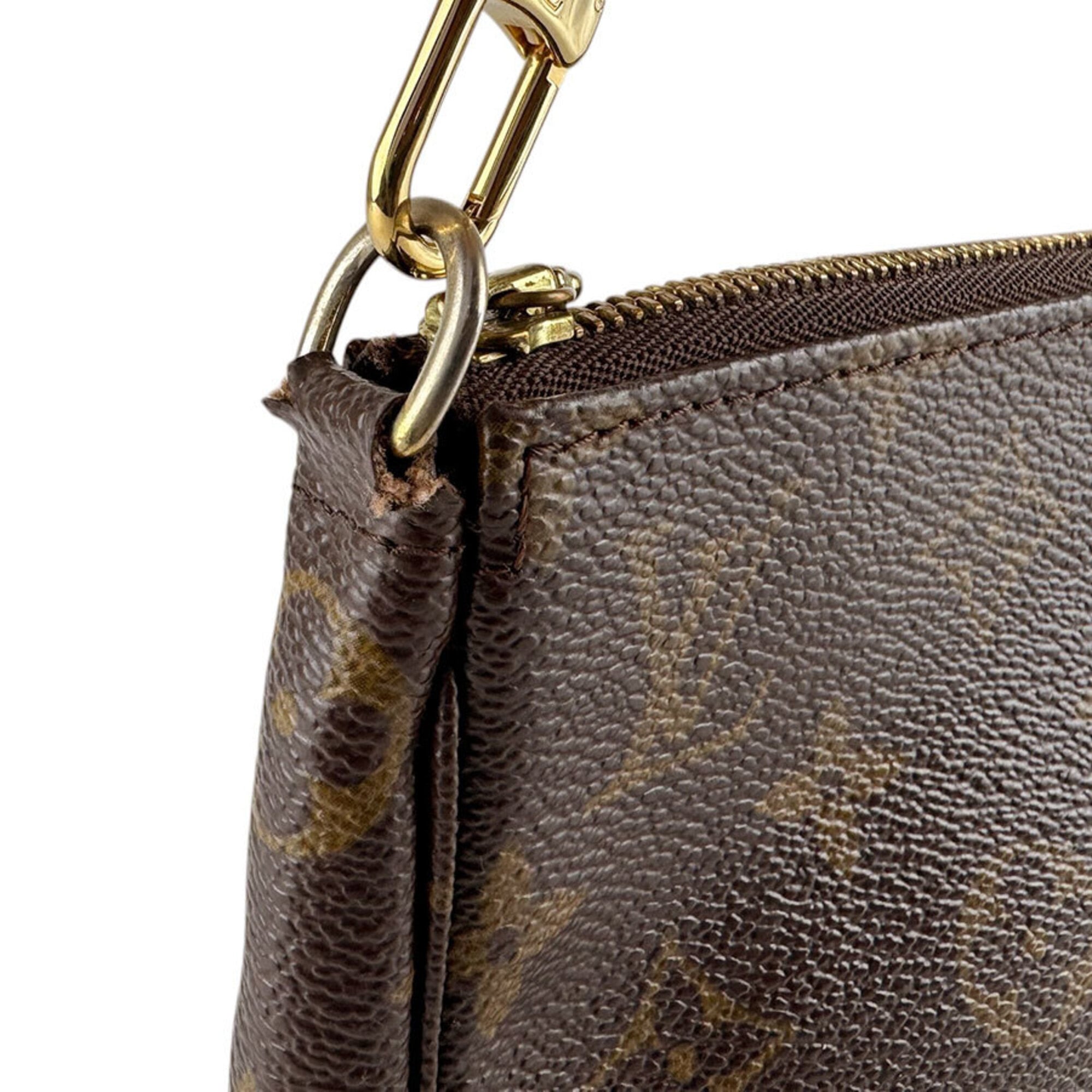Louis Vuitton Brown Monogram Monogram Handbag Pochette (Pre-Owned)