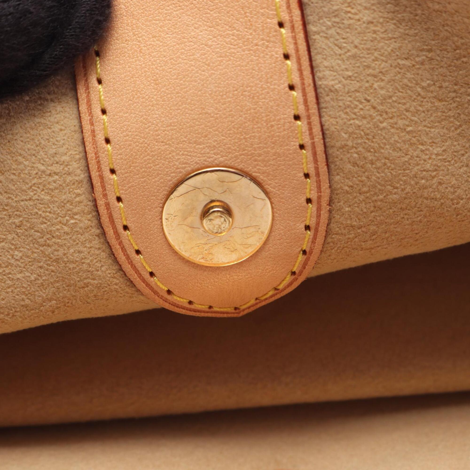 Louis Vuitton Brown Coated Canvas Pvc Leather Monogram Handbag Shoulder Bag (Pre-Owned)