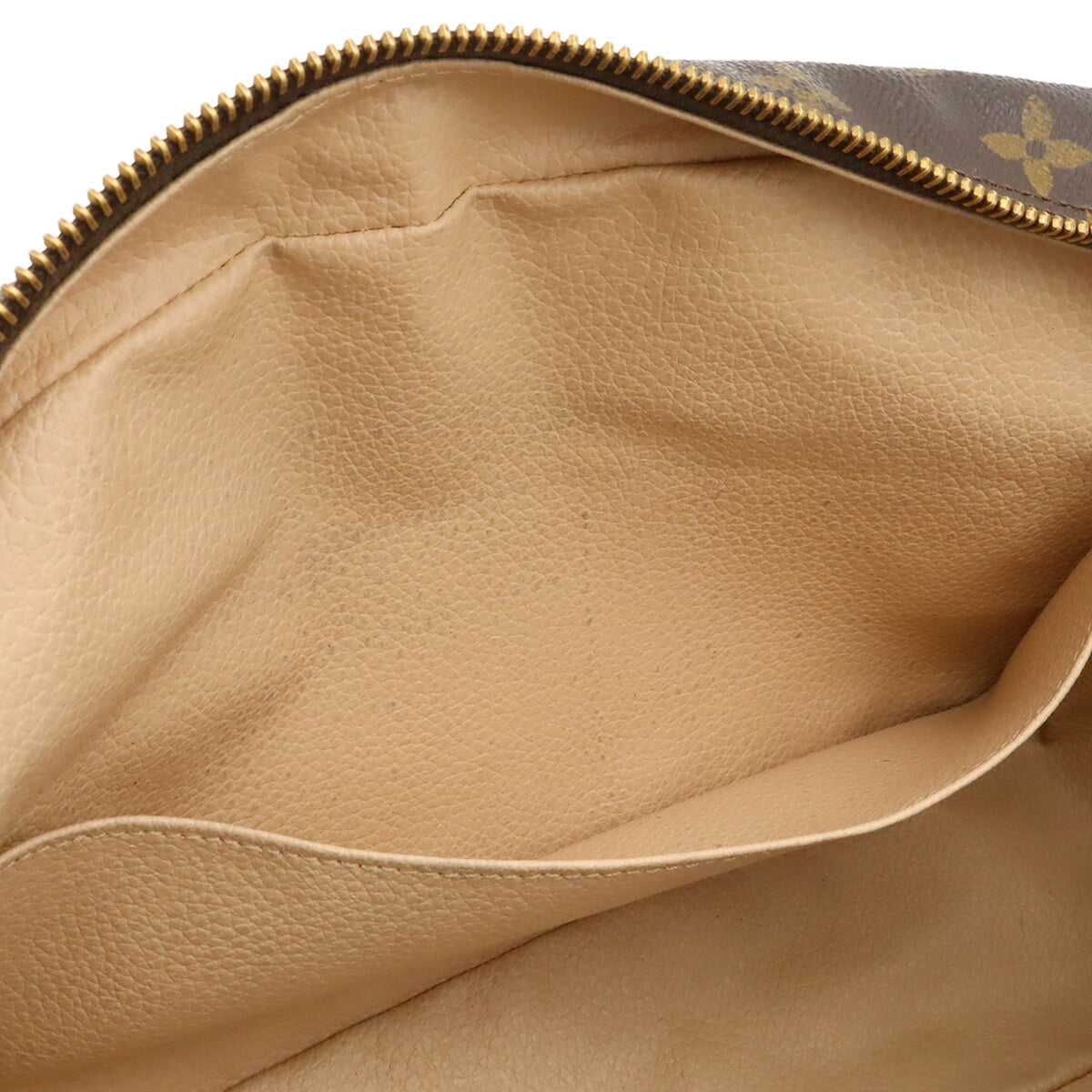 Louis Vuitton Brown Monogram Canvas Clutch Bag Pouch (Pre-Owned)