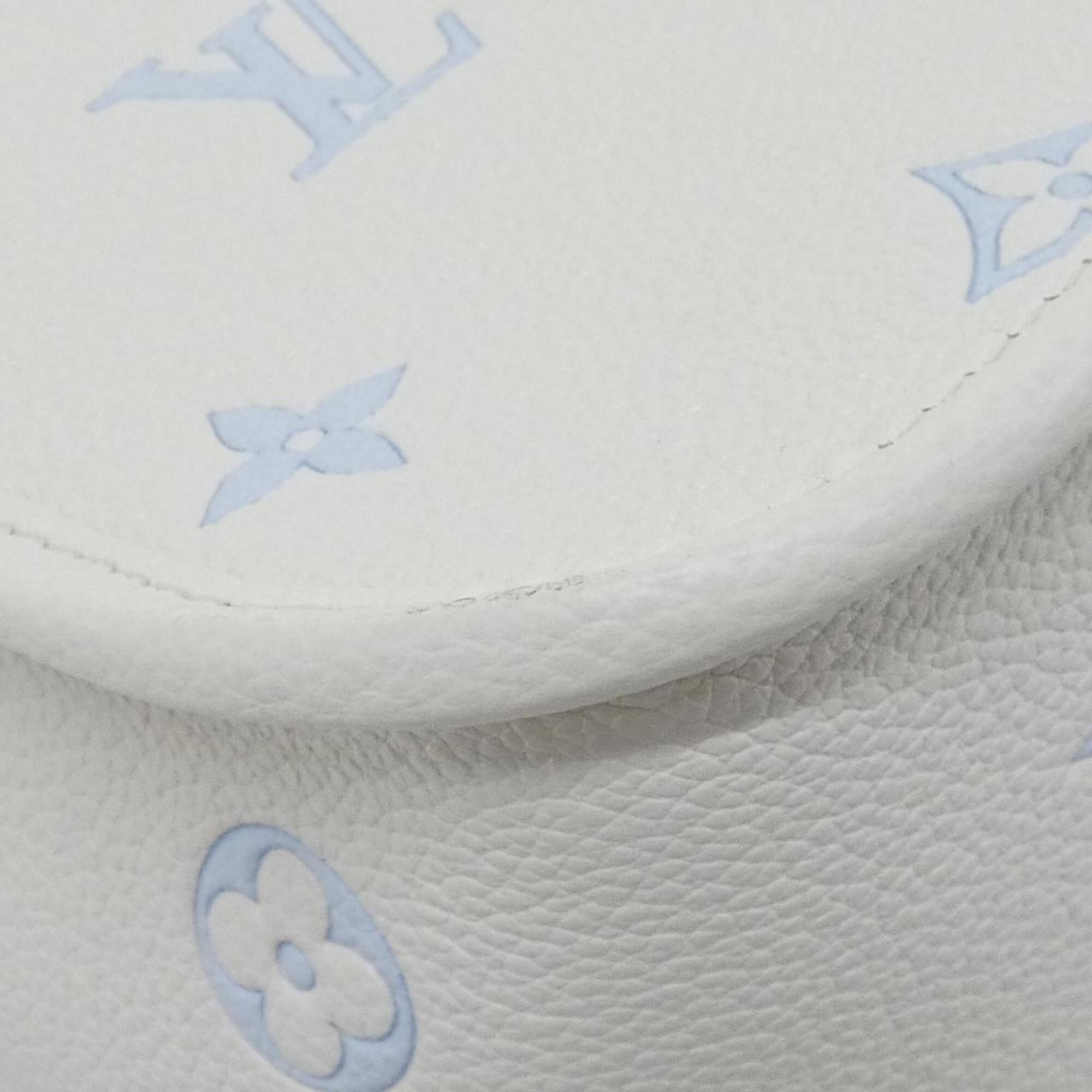 Louis Vuitton White Leather Shoulder Bag (Pre-Owned)