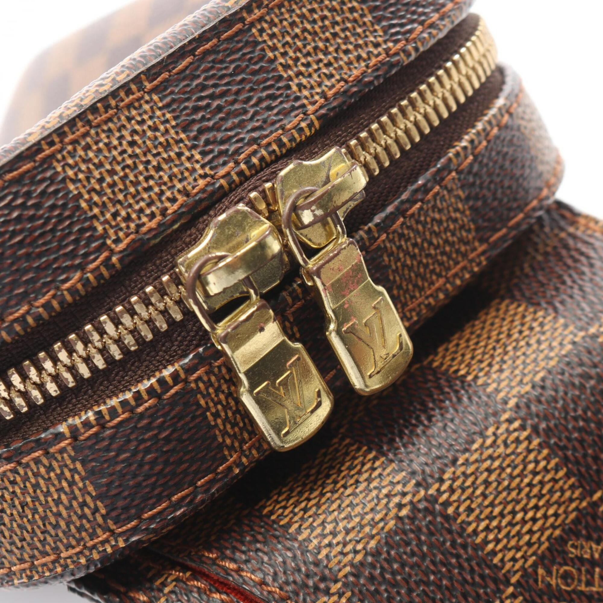 Louis Vuitton Brown Coated Canvas Fanny Pack Sling Bag (Pre-Owned)