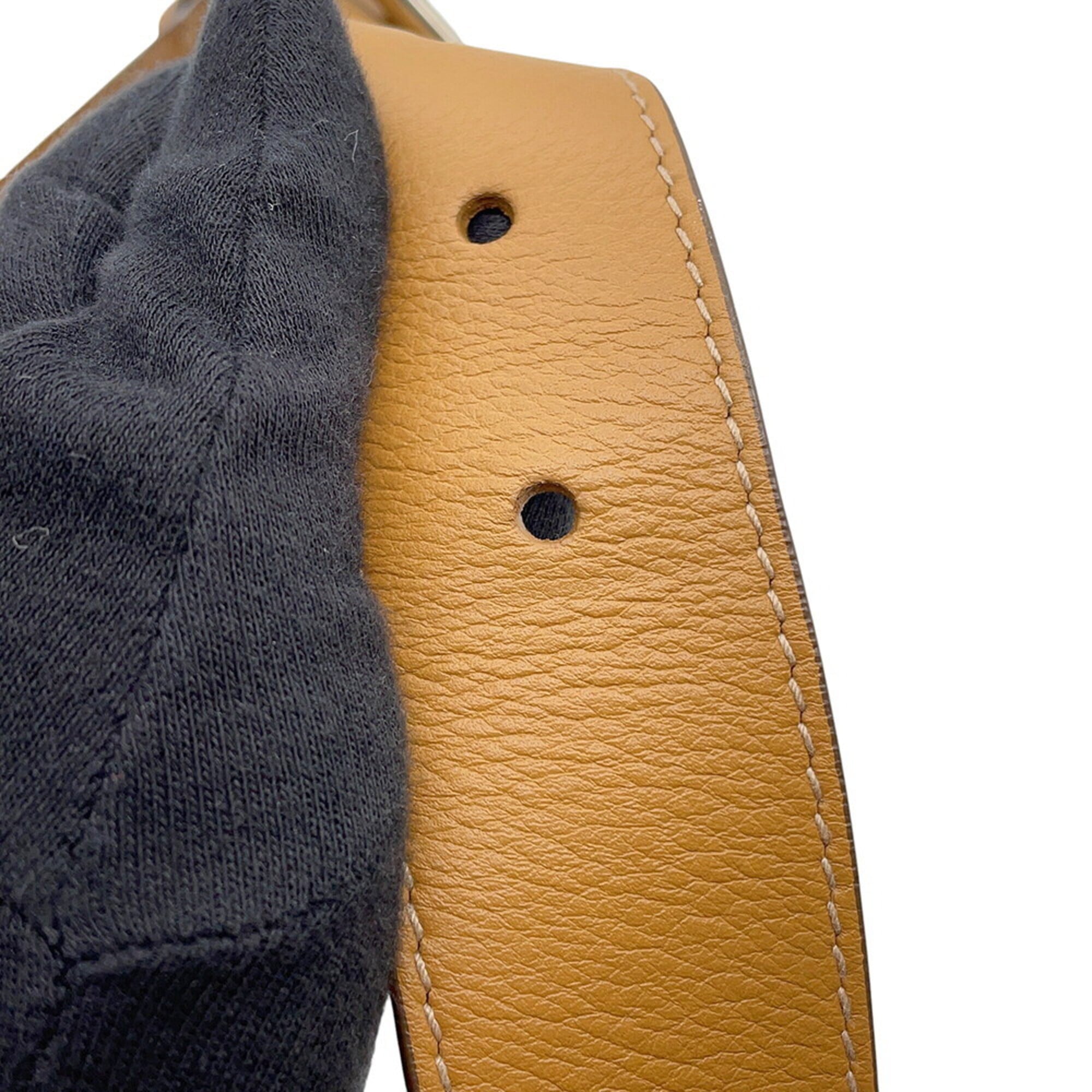Prada Brown Leather Shoulder Bag (Pre-Owned)