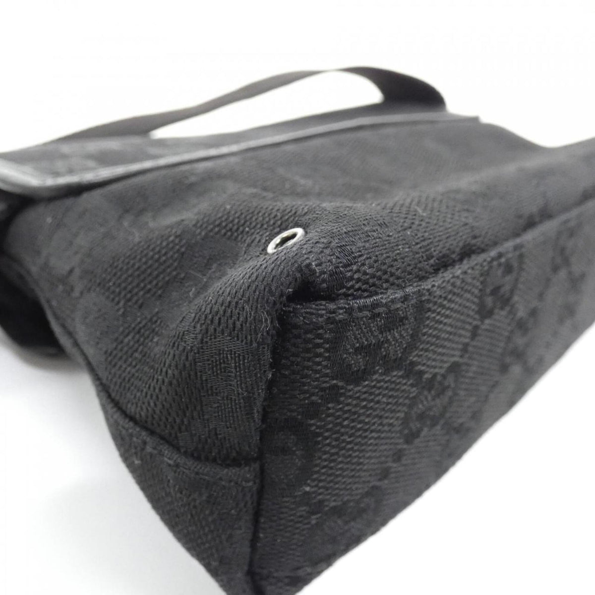 Gucci Black Gg Canvas Fanny Pack (Pre-Owned)