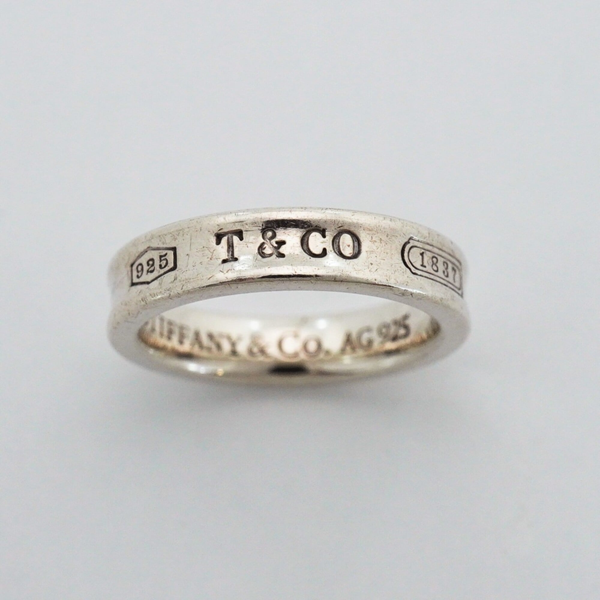 Tiffany Silver 925 Band Ring (Pre-Owned)