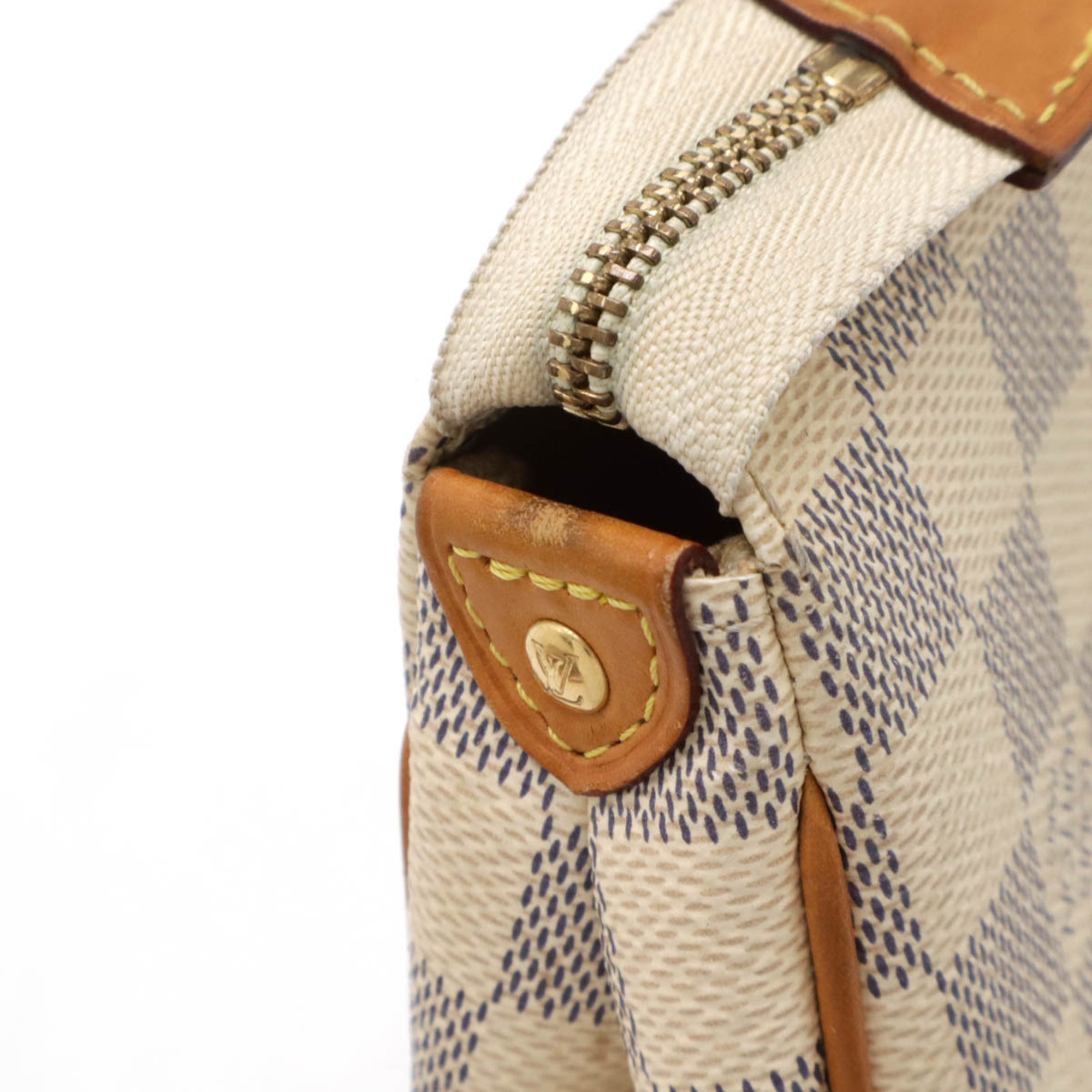 Louis Vuitton Damier Azur Ivory Pvc Shoulder Bag (Pre-Owned)