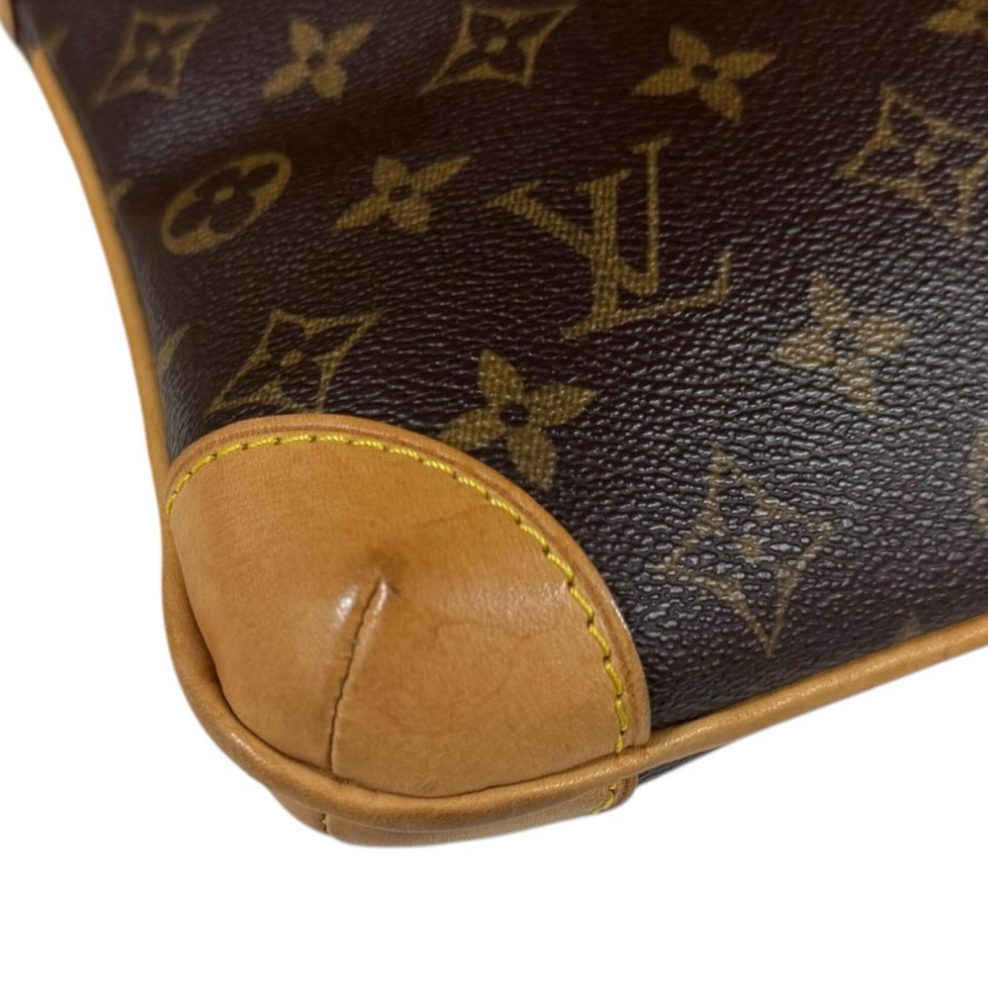 Louis Vuitton Brown Monogram Canvas Shoulder Bag (Pre-Owned)