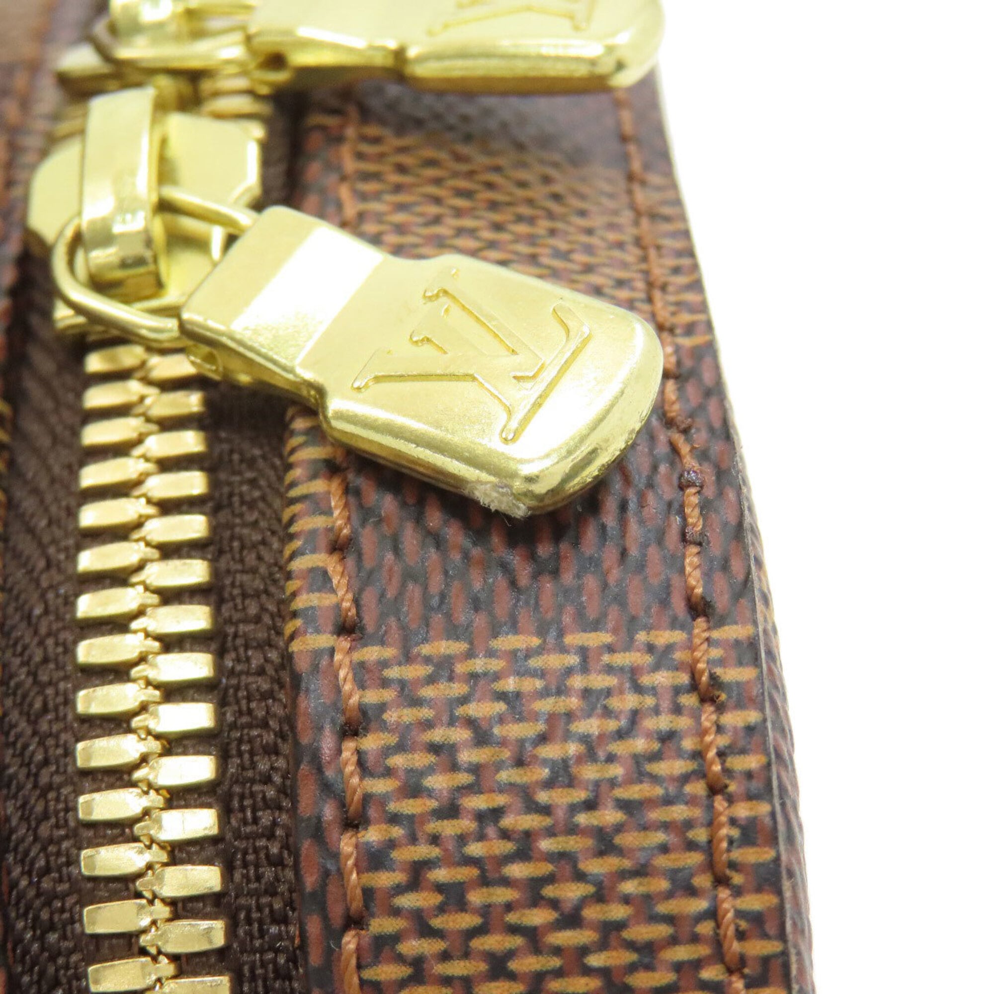 Louis Vuitton Damier Canvas Ebene Damier Canvas Sling Bag (Pre-Owned)
